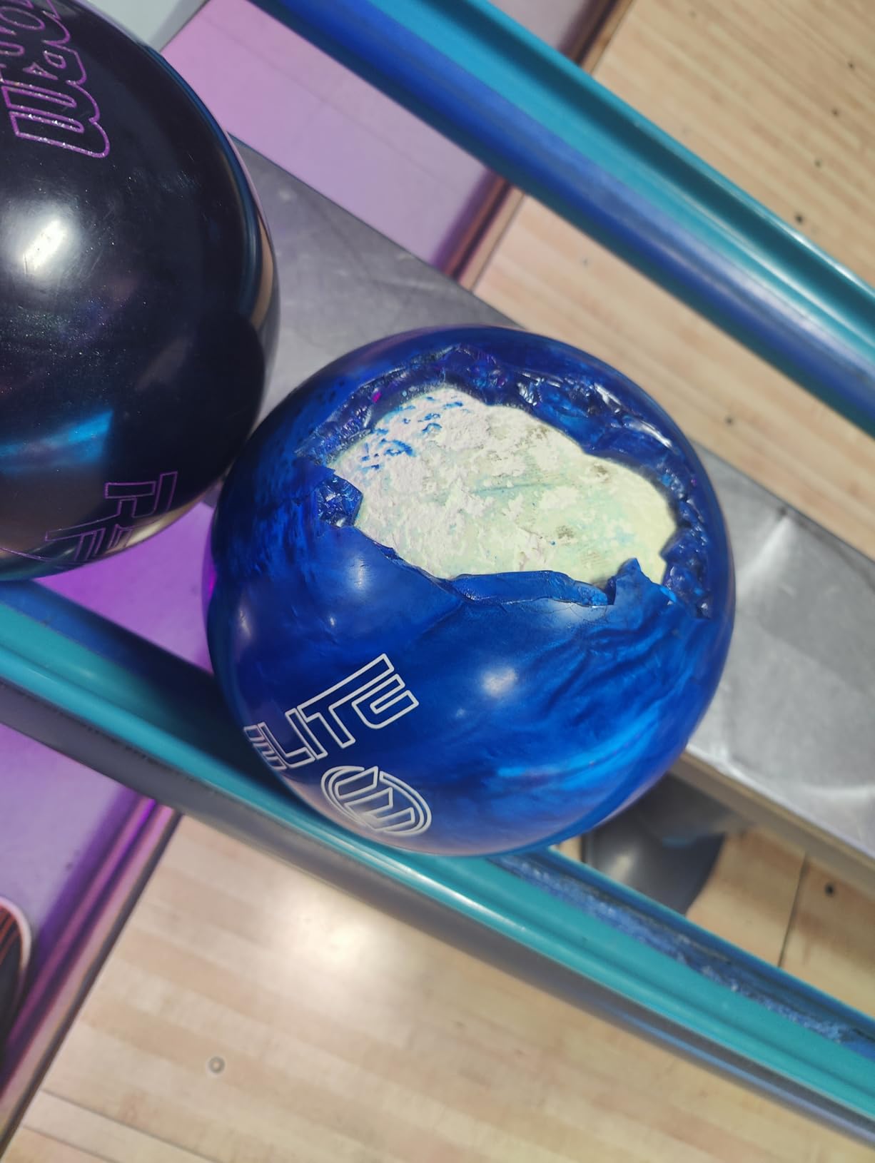 ELITE Star Polyester Bowling Ball - Customizable with Basic Drilling & Engraving Options - Great for Spare Shooting, League, Straight Bowlers - Beginner Entry Level customer photo 2
