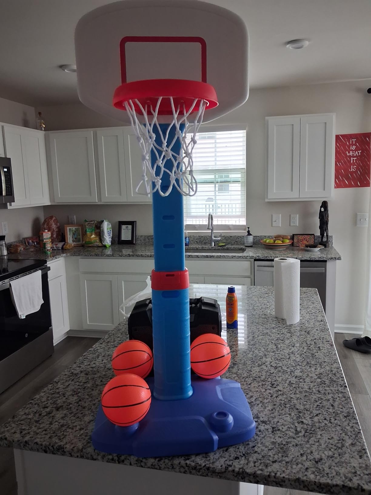 Toddler Basketball Hoop, Kids Toys Basketball Hoops for Indoor Outdoor Play customer photo 2