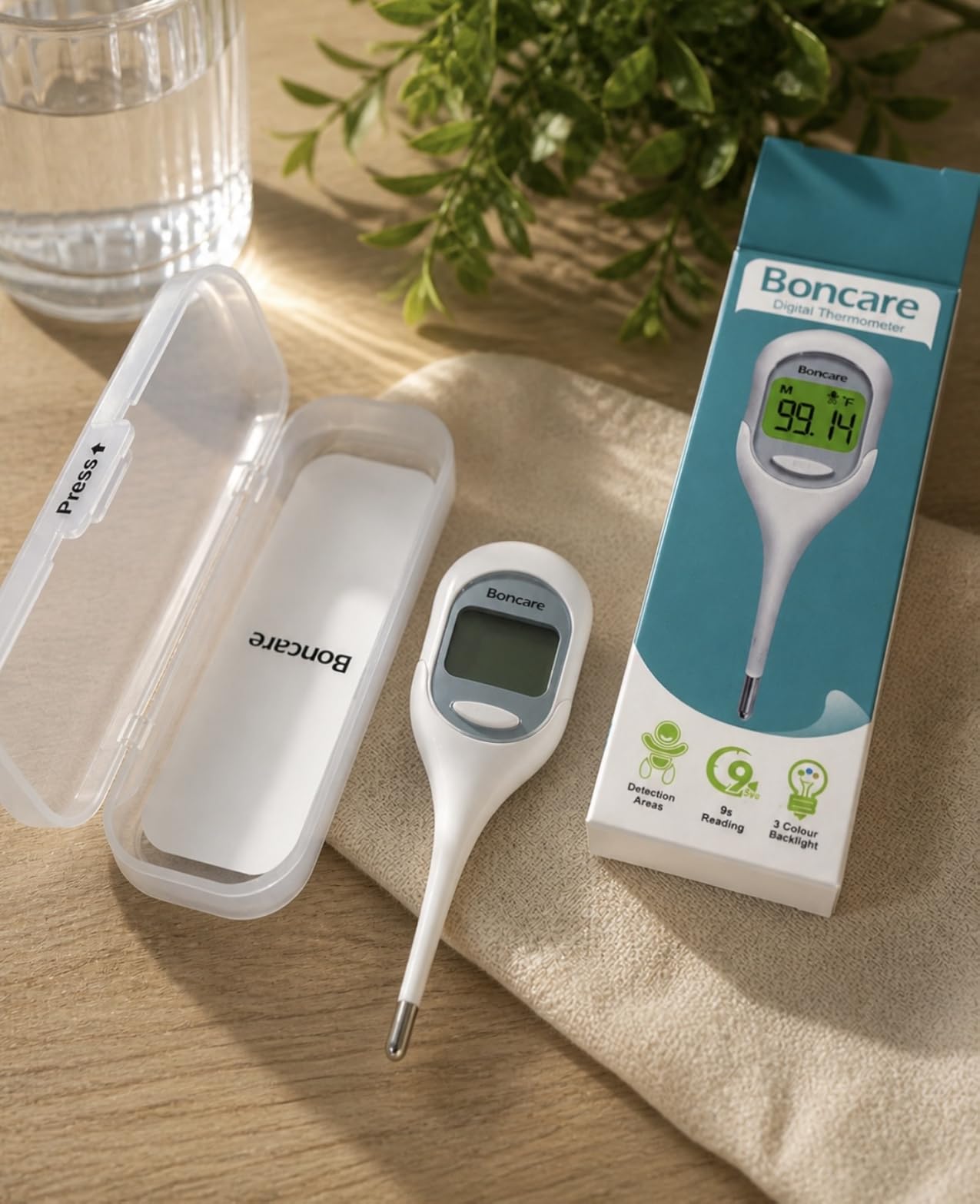 Boncare 9 Seconds Basal Body Thermometer for Ovulation (Rice-White) customer photo 2