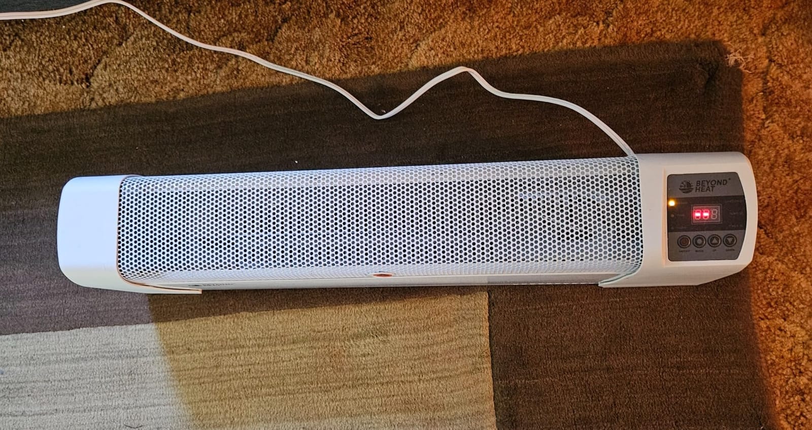 BEYOND HEAT Electric Baseboard Space Heater 1500W with Digital Thermostat customer photo 1