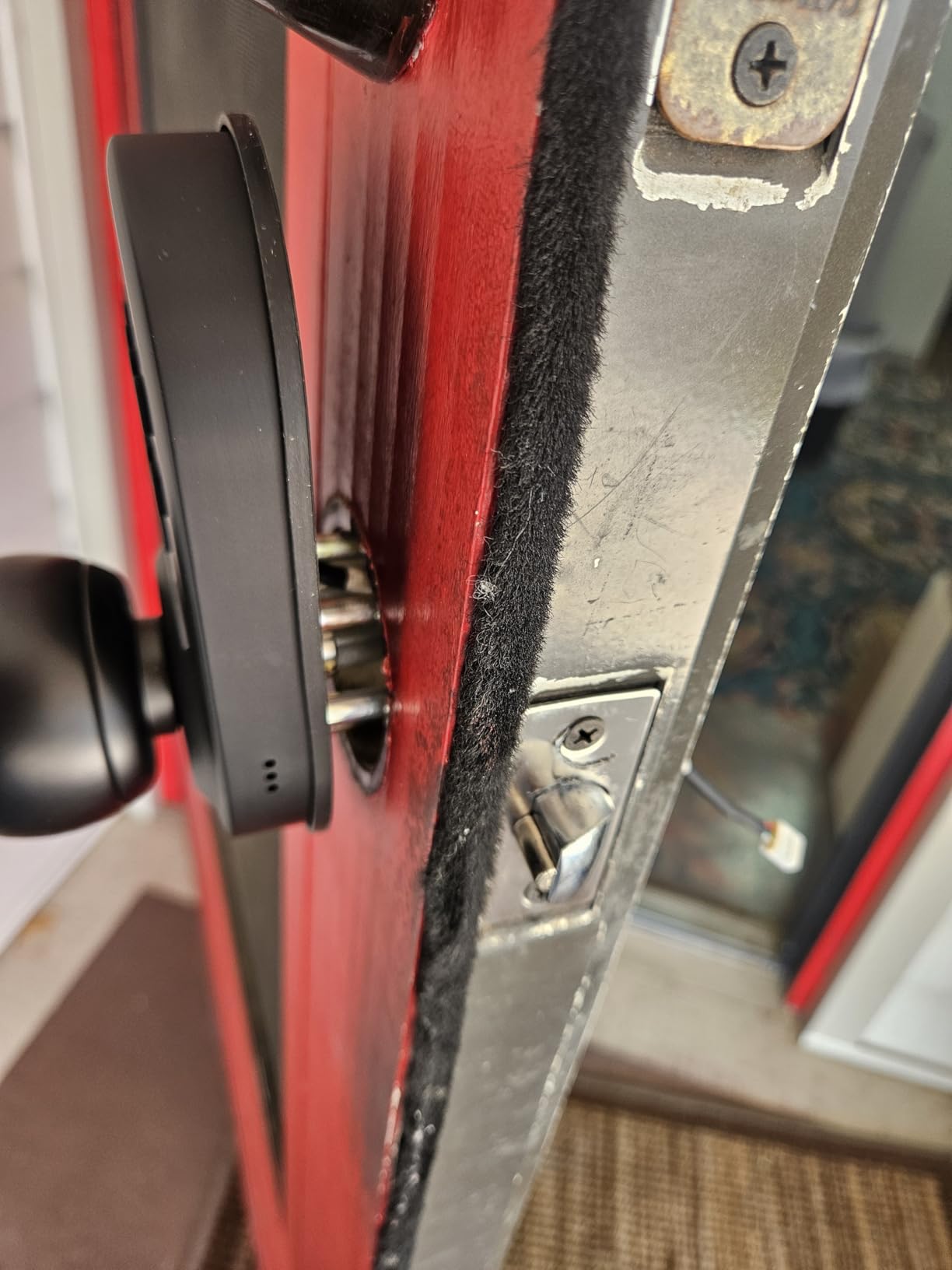 Keypad Smart Door Knob Lock, Yamiry Keyless Entry Digital Lock with Handle customer photo 1