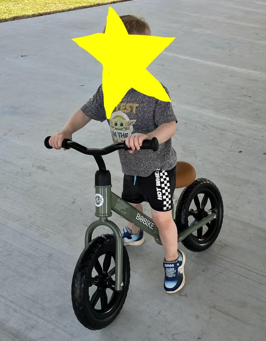 Bobike Toddler Balance Bike Toys for 2 to 5 Year Old Girls Boys Adjustable Seat and Handlebar No-Pedal Training Bike Best Gifts for Kids customer photo 1