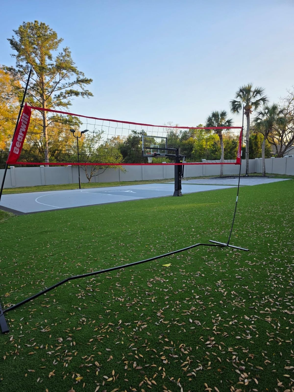 Bearwill Volleyball Net, 12FT/20FT Portable Volleyball Net for Backyard customer photo 2