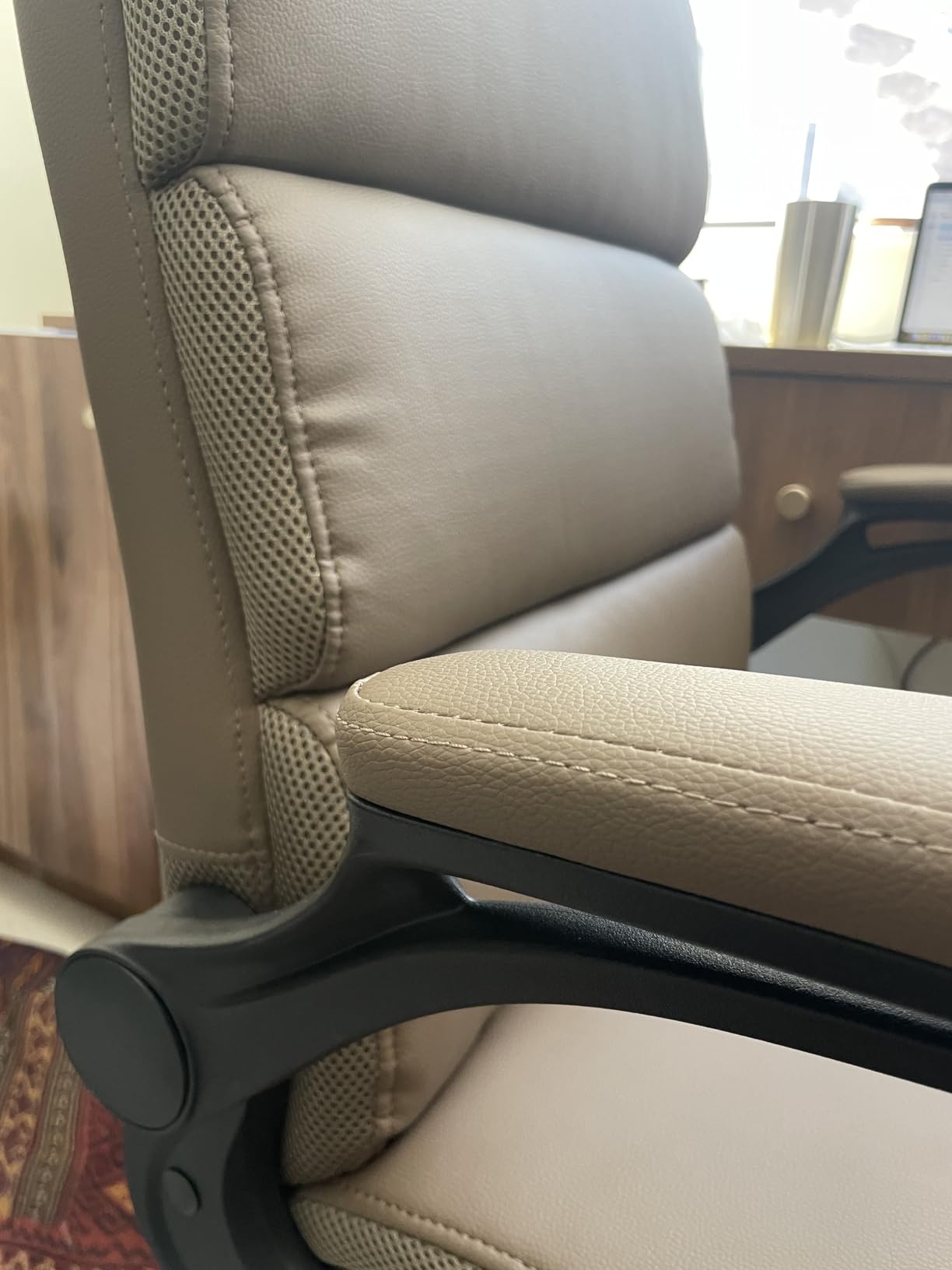amseatec Tall Drafting Chair for Standing Desk,Executive Office Chair customer photo 1