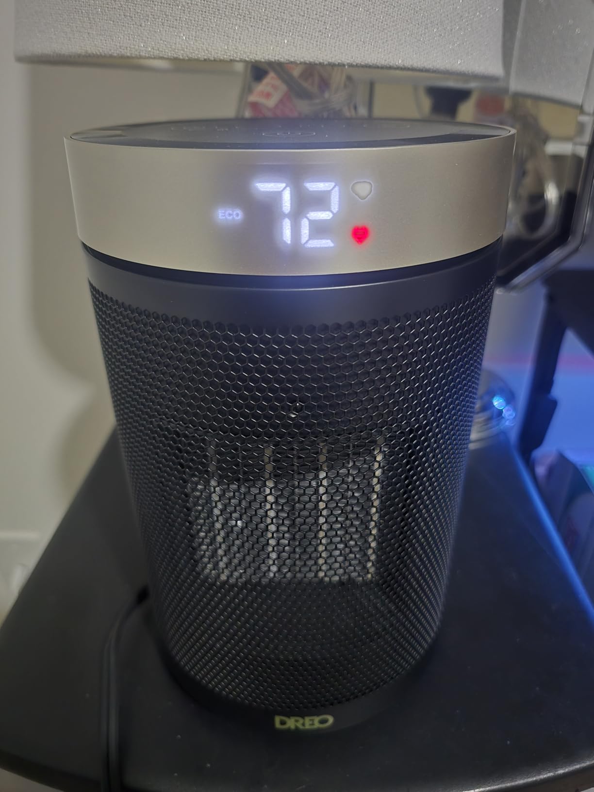 DREO Space Heater, Portable Electric Heaters for Indoor Use with Remote customer photo 1