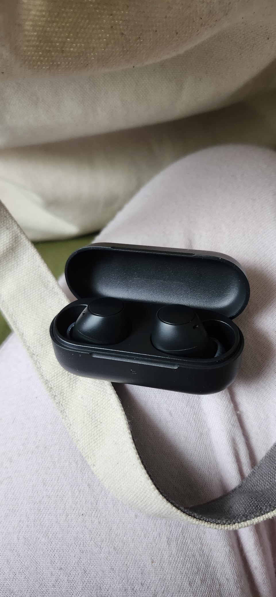 Sony WF-C510 Truly Wireless Bluetooth Earbud Headphones, Butter Yellow customer photo 2