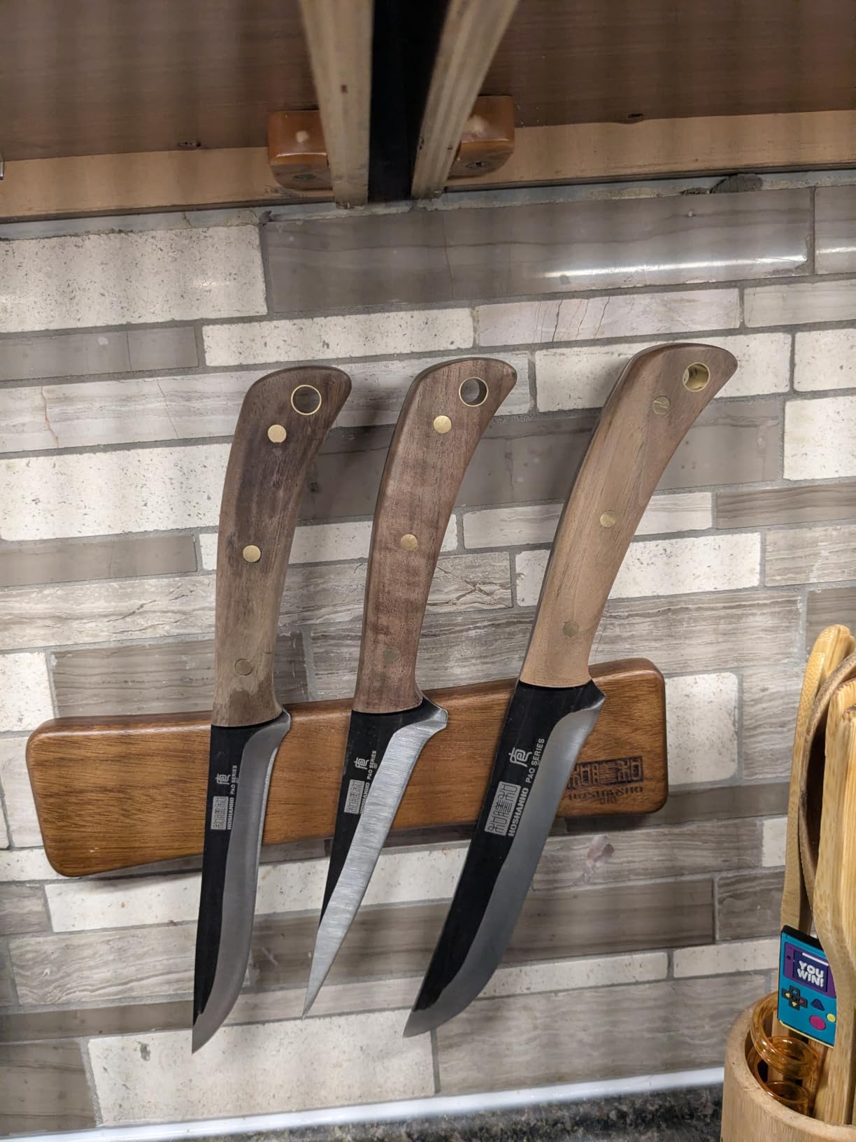 HOSHANHO Butcher Knife Set, Sharp Kitchen Knife Set & Roll Bag Gift for Men customer photo 1