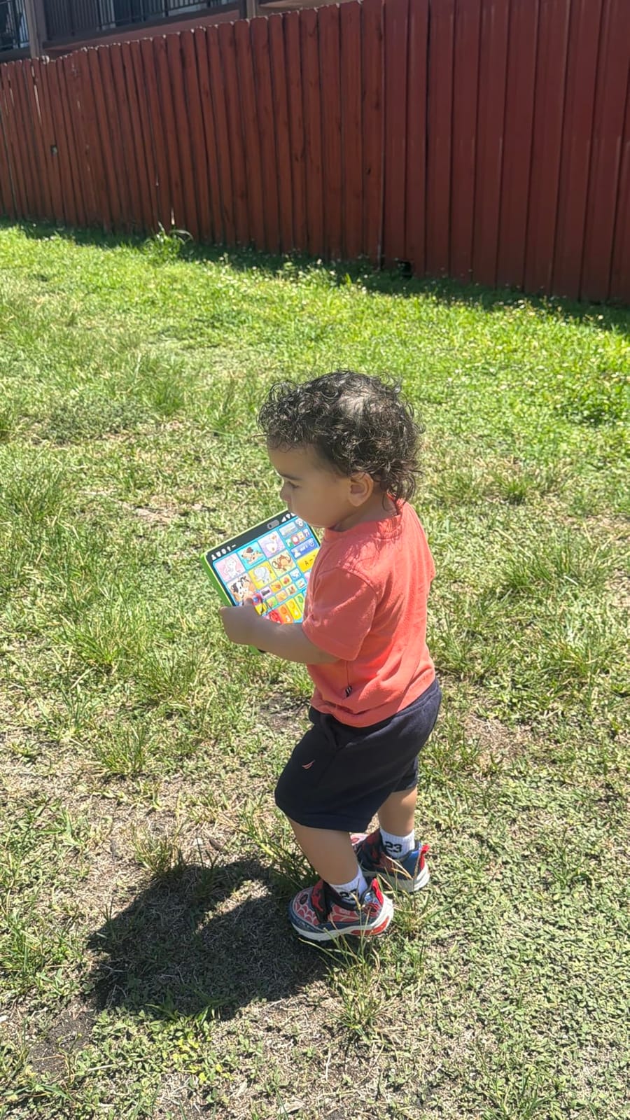 hahaland 5-Language Learning Tablet Toy for Toddler 1-3 with Speech Therapy customer photo 2