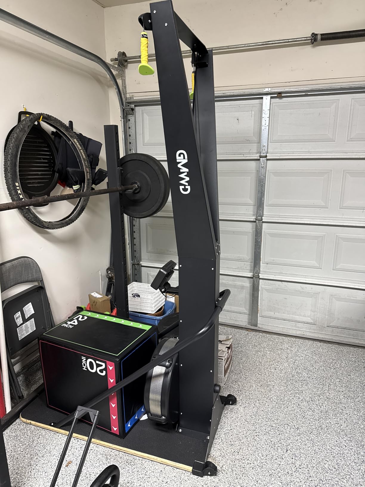 Ski Exercise Machine, GMWD Ski Equipment Indoor Aerobic Wind Resistance Machine, Indoor Strength Training Home Gym Equipment customer photo 1