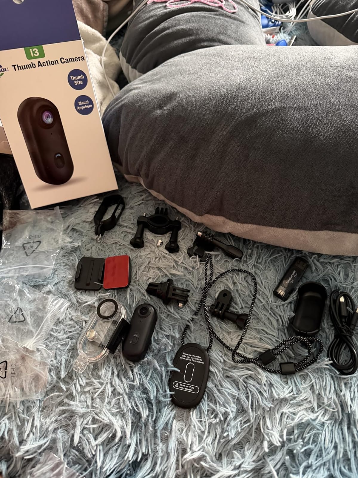 i3 4K Thumb Action Camera, Tiny Size, Mount Anywhere, Small Body Camera customer photo 1