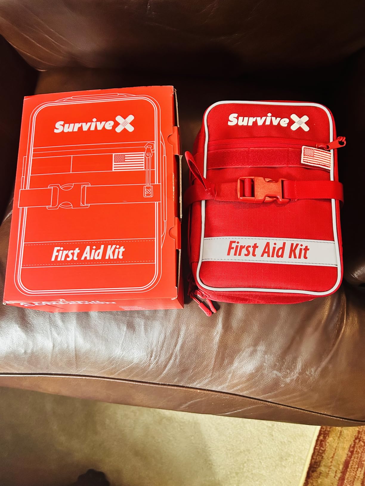 SurviveX Large First Aid Kit, Emergency Kit for 3-4 People customer photo 2