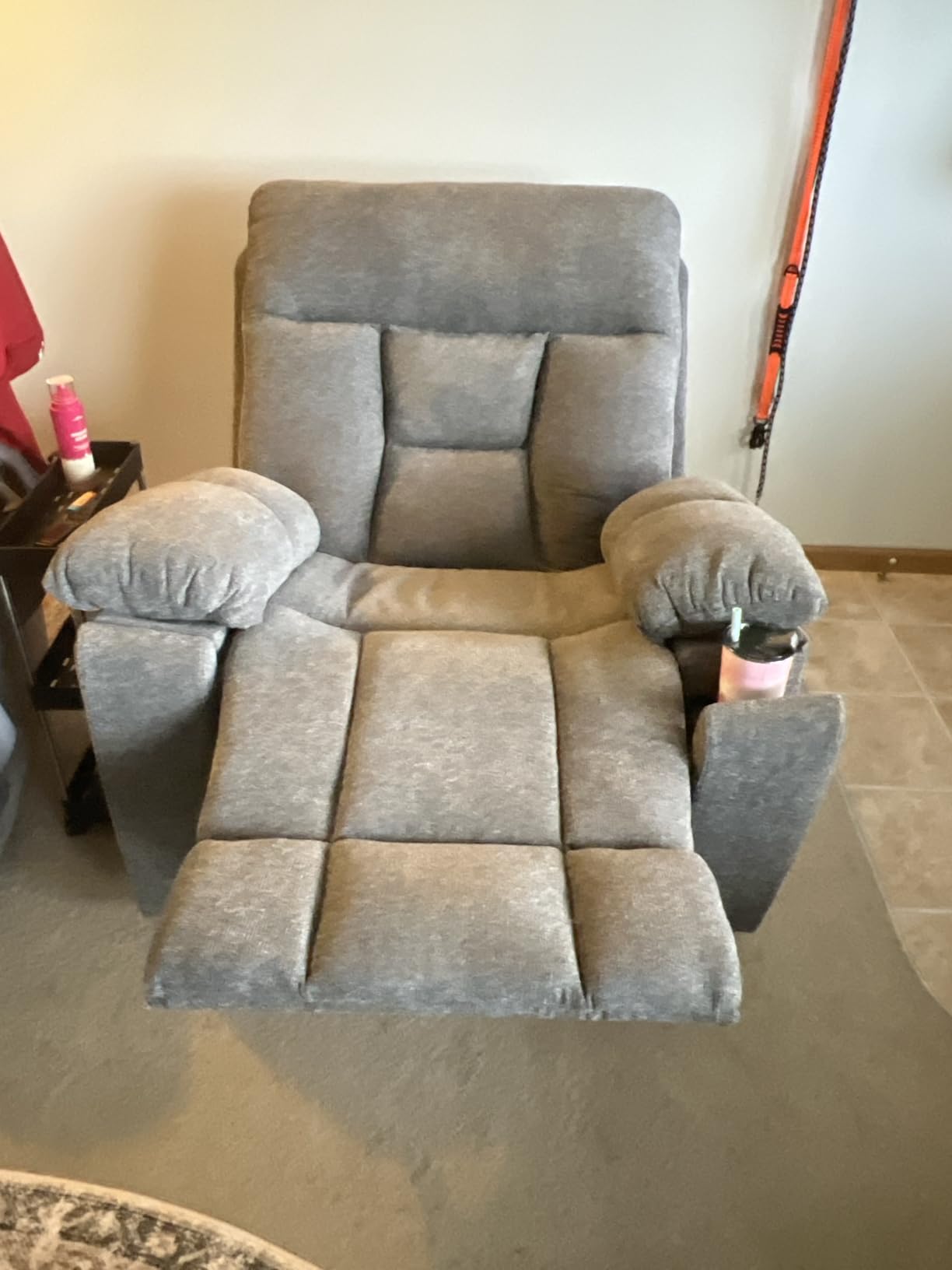 CANMOV Power Lift Recliner Chair with Massage & Heat for Big & Tall, Grey customer photo 1