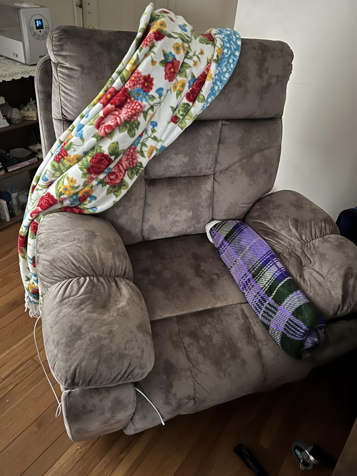 CANMOV Power Lift Recliner Chair with Massage & Heat for Big & Tall, Grey customer photo 2