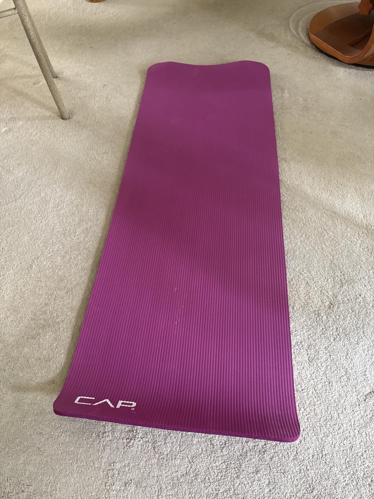 CAP Barbell 1/2-Inch High Density Exercise Yoga Mat with Strap | Multiple Options customer photo 1