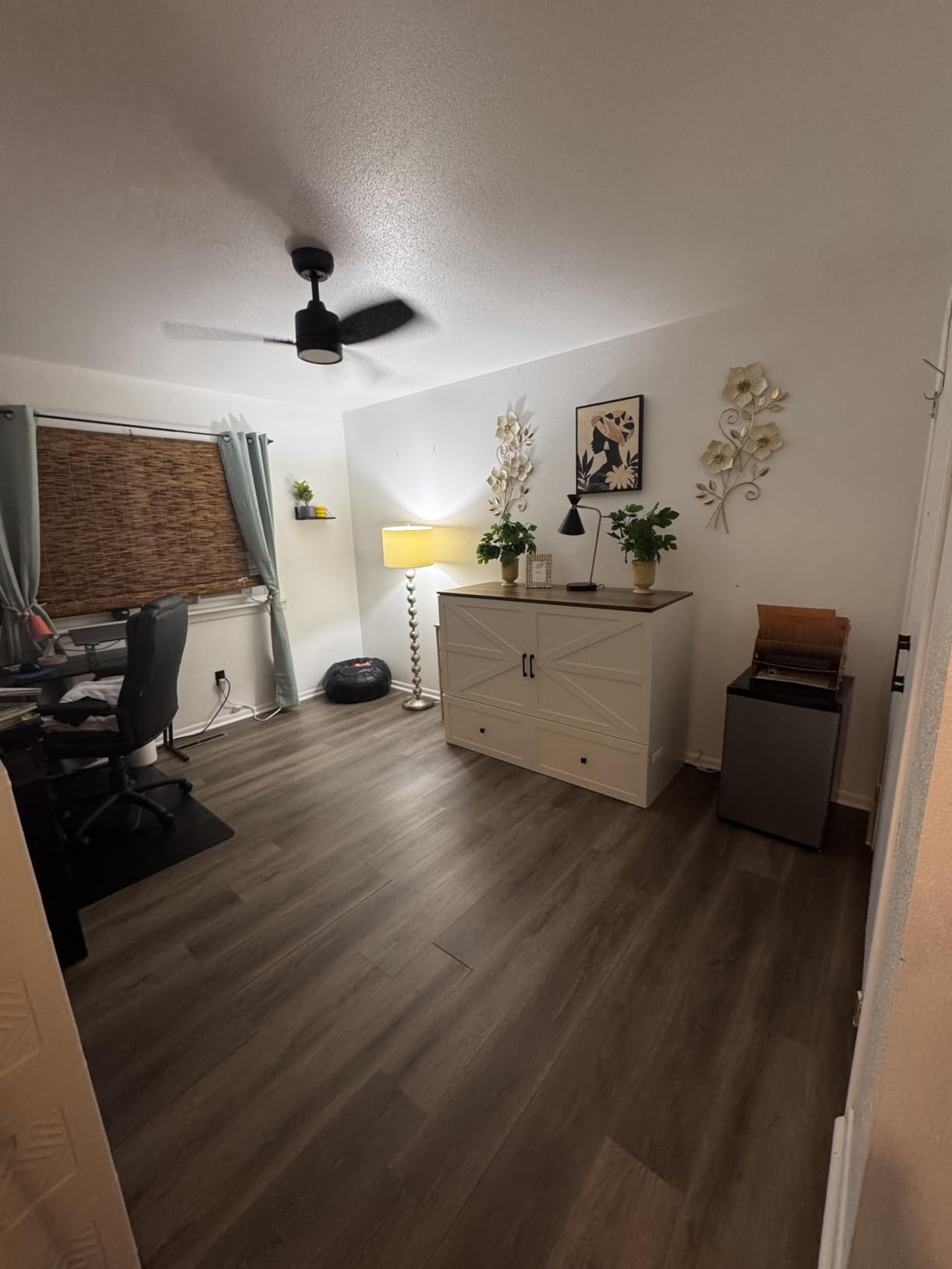 AMERLIFE Queen Murphy Bed with Storage & Charging Station customer photo 1