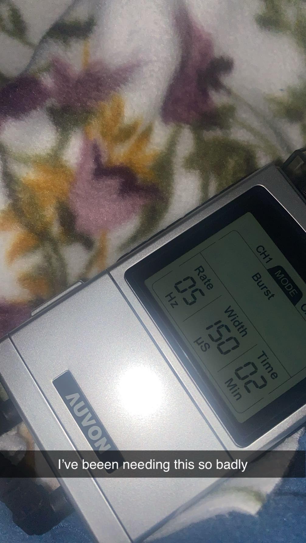 AUVON Rechargeable Digital TENS Unit Muscle Stimulator, Customizable 8-Mode customer photo 2