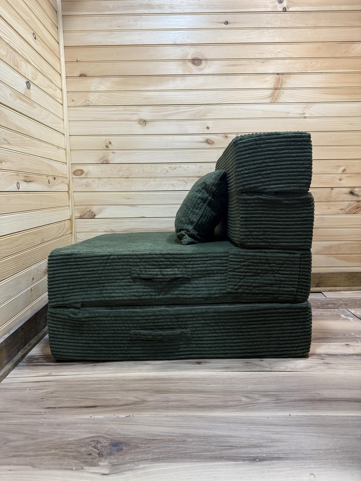 Folding Sofa Bed, Convertible Sleeper Chair Bed, Floor Sofa with Bag customer photo 2