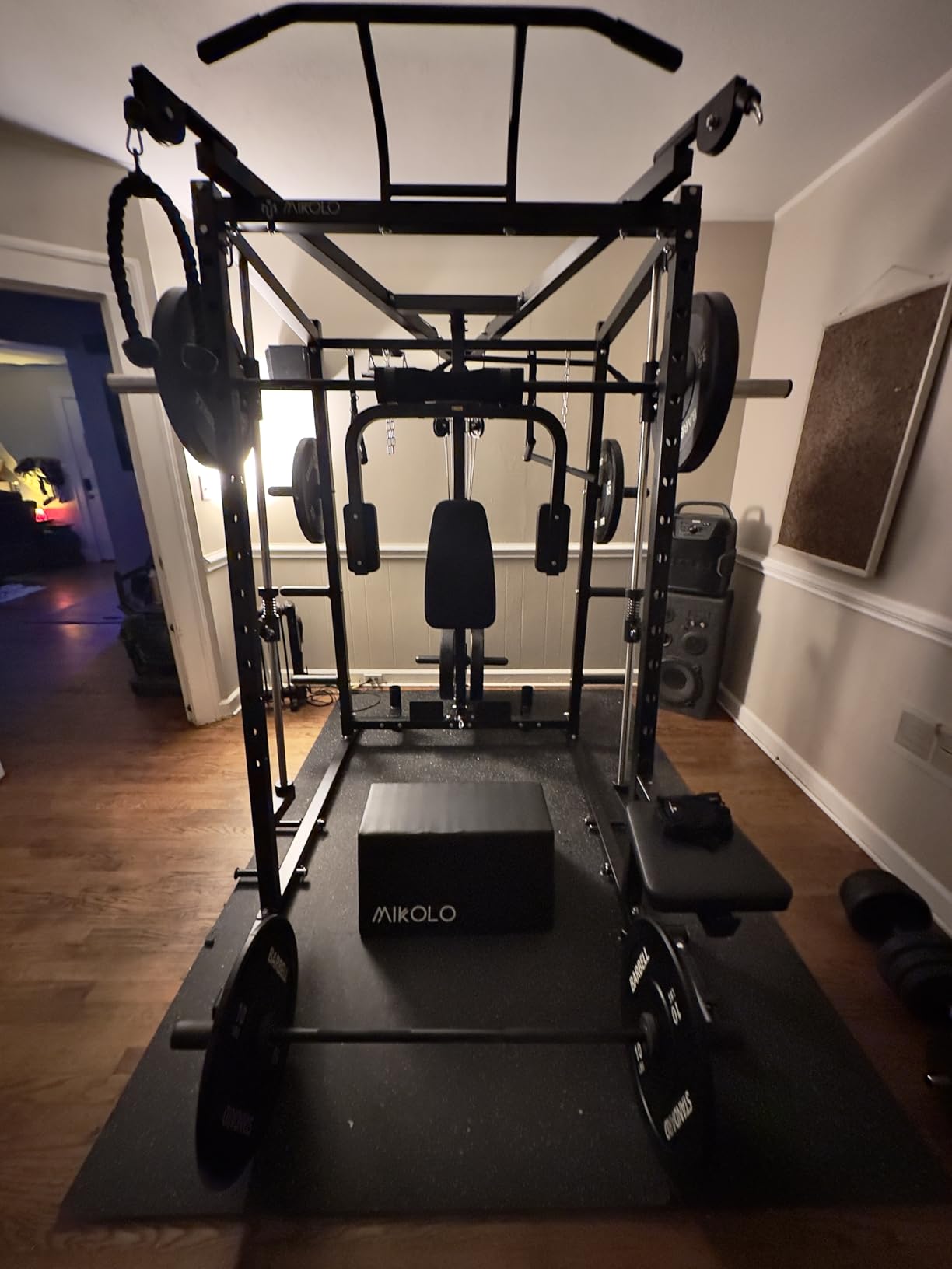 Mikolo Hip Thrust Bench, Hip Thrust Machine at Home for Glute Bridge, Multi-Functional Hip Thrust Box with Non-Slip, Glute Workout Equipment, 700LB Load Capacity, Core & Ab Strength Training customer photo 1