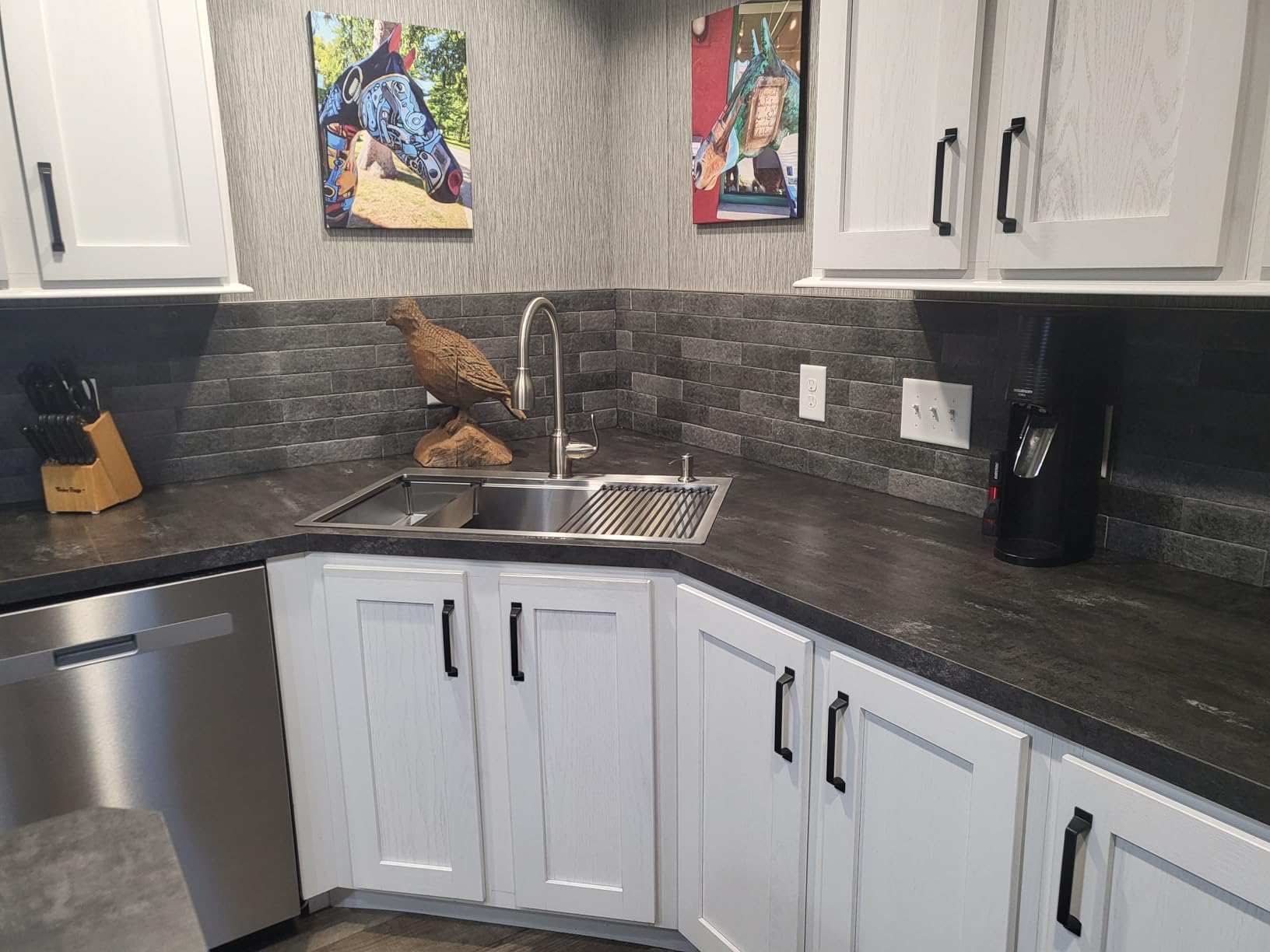 Kichae 33 Kitchen Sink Drop In 33 x22 Kitchen Sink Stainless Steel 16 Gauge customer photo 2