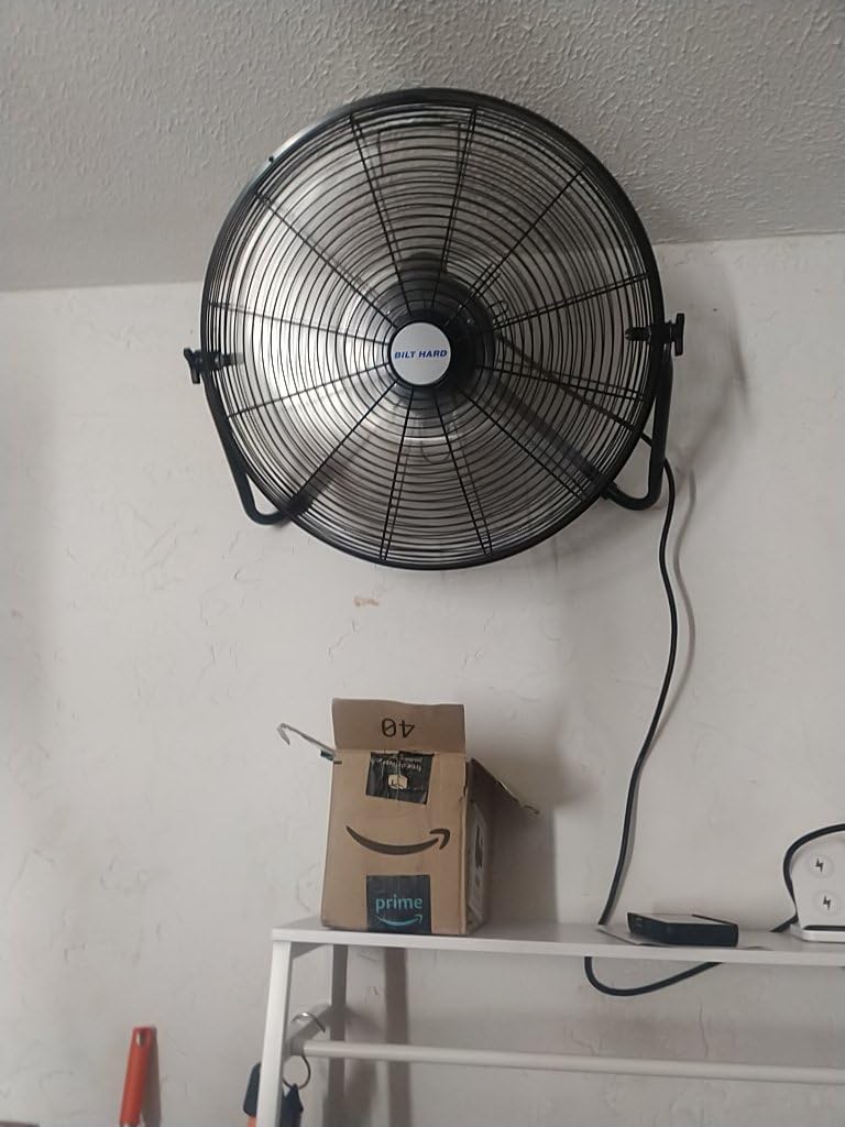 BILT HARD 24 in. Outdoor Oscillating Wall Fan, 6300 CFM 3-Speed Heavy Duty Outdoor Wall Fans, High Velocity Waterproof Fans for Patio, Commercial, Industrial, Warehouse, UL Listed customer photo 1