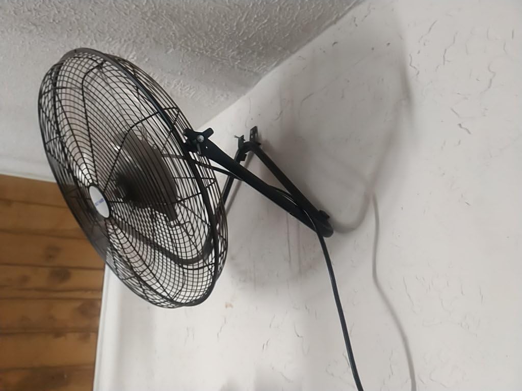 BILT HARD 24 in. Outdoor Oscillating Wall Fan, 6300 CFM 3-Speed Heavy Duty Outdoor Wall Fans, High Velocity Waterproof Fans for Patio, Commercial, Industrial, Warehouse, UL Listed customer photo 2