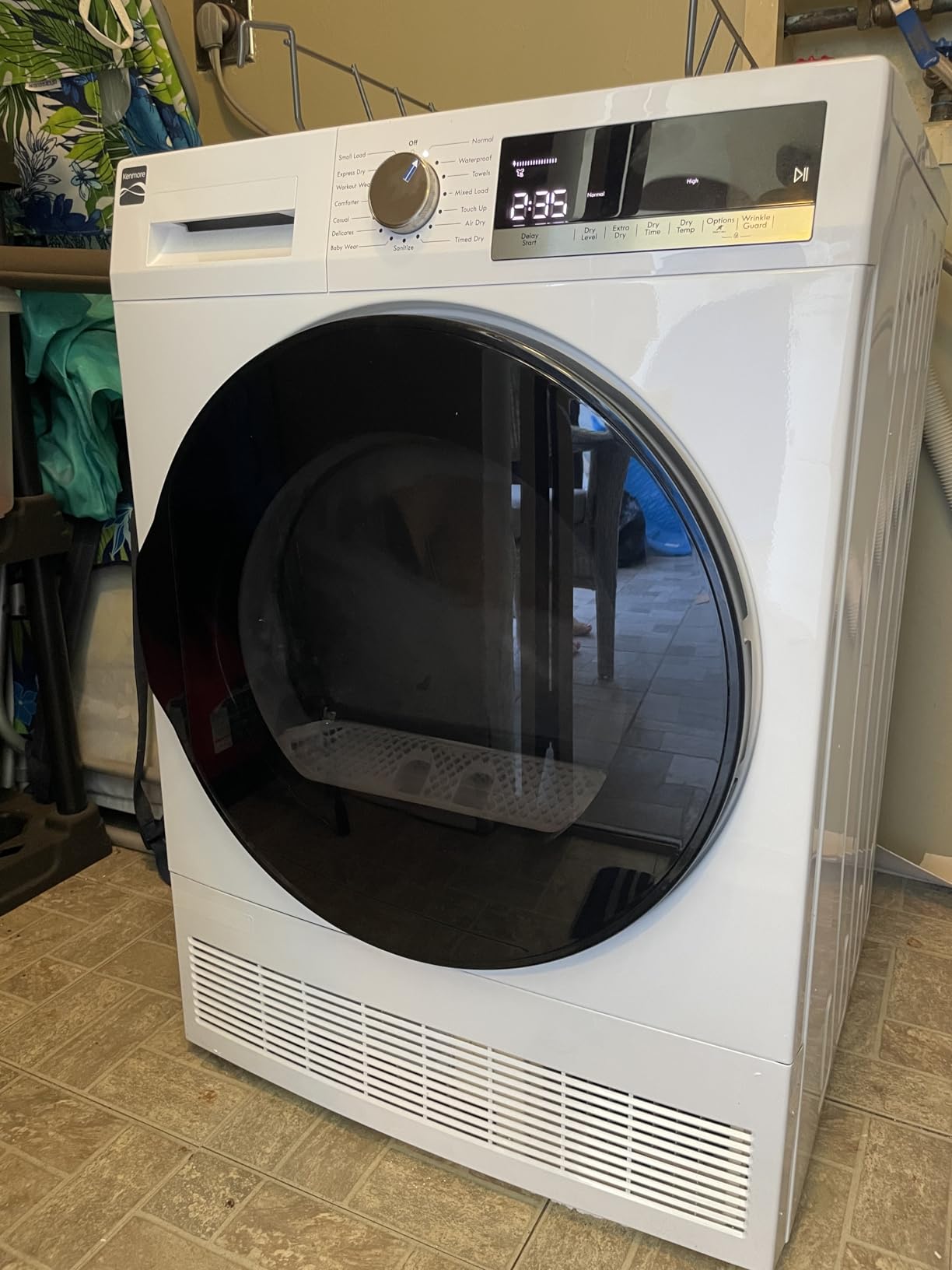 Kenmore 4.0 cu. ft. Ventless Condensing Electric Dryer - White customer photo 2