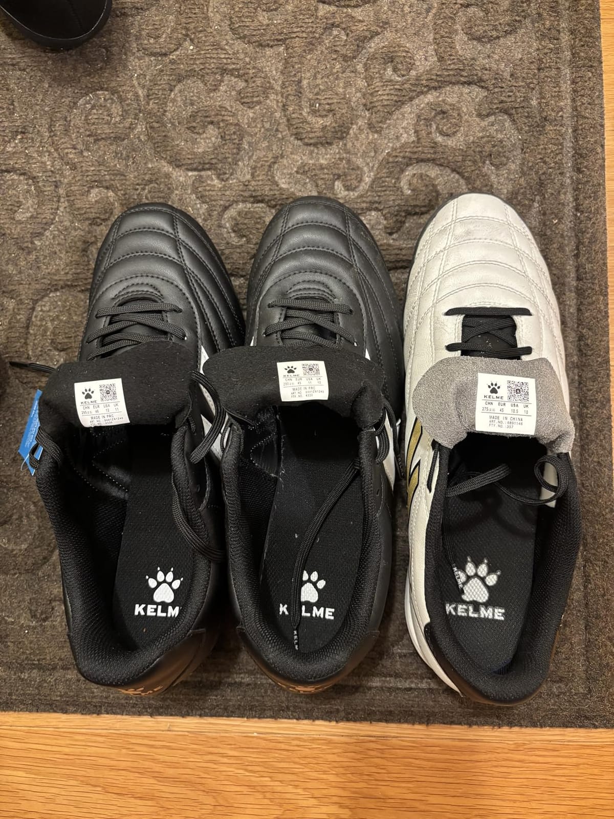 KELME Nebula Men's Soccer Cleats, Firm/Artificial Ground Shoes, for Outdoor Football Rugby Baseball customer photo 1