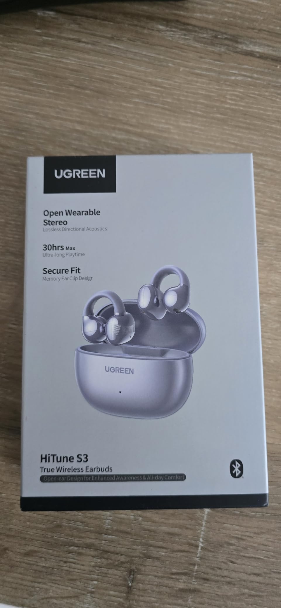 UGREEN HiTune S3 Open Ear Earbuds, Bluetooth 5.4, Clip on Earbuds, Black customer photo 1