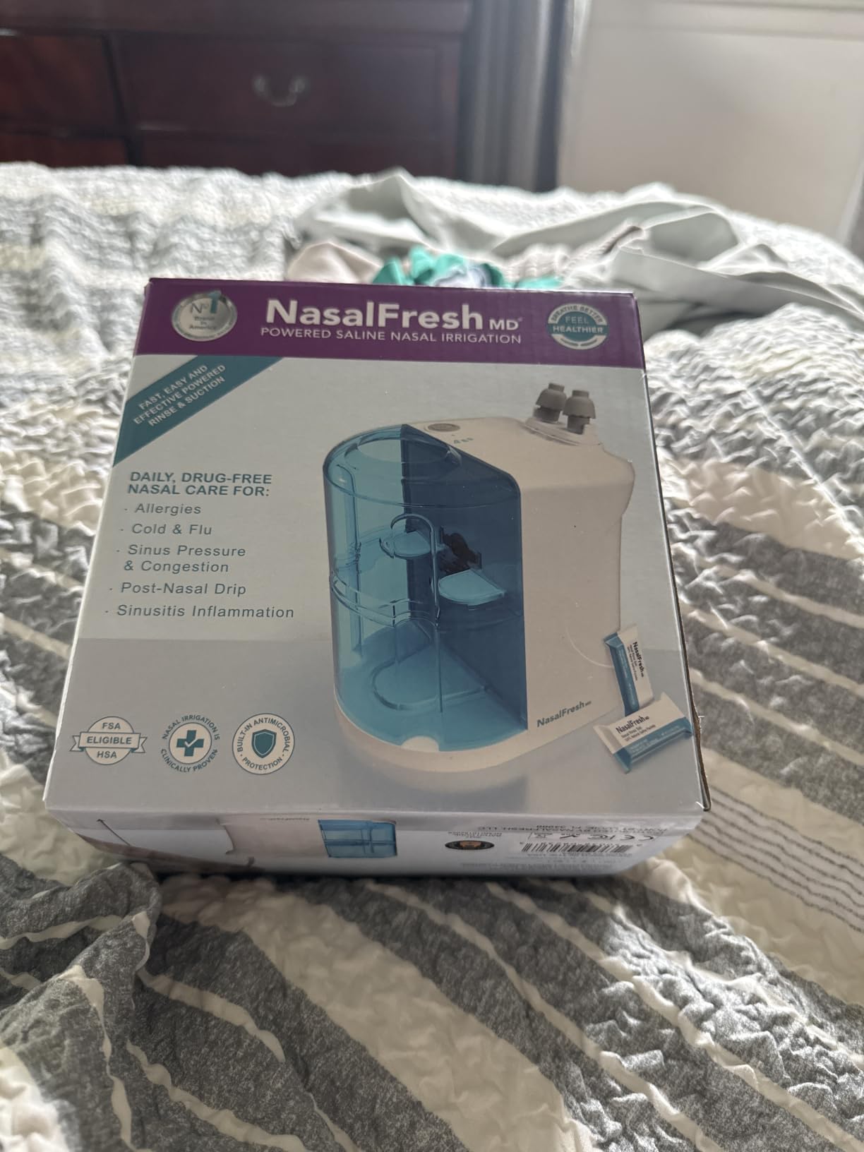 NASALFRESH MD Premium Bundle–Dual Powered Nasal Irrigation System customer photo 1