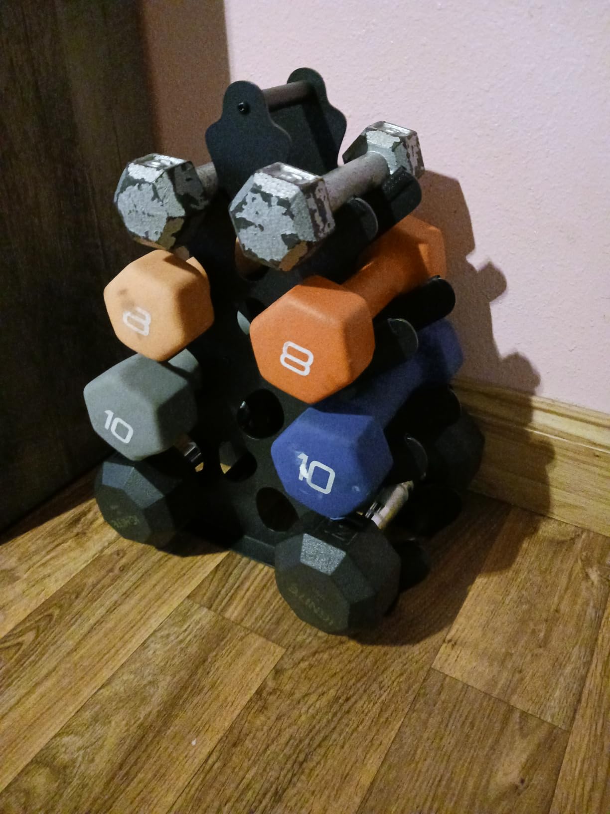 4 Tier Dumbbell Rack, Weight Rack For Home Gym, Dumbbell Stand for Free Weights customer photo 1