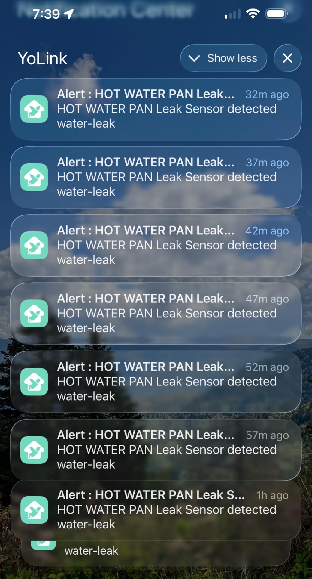 YoLink Water Leak Sensor 4 105 dB Alarm Kit: 6-Pack + Hub customer photo 1