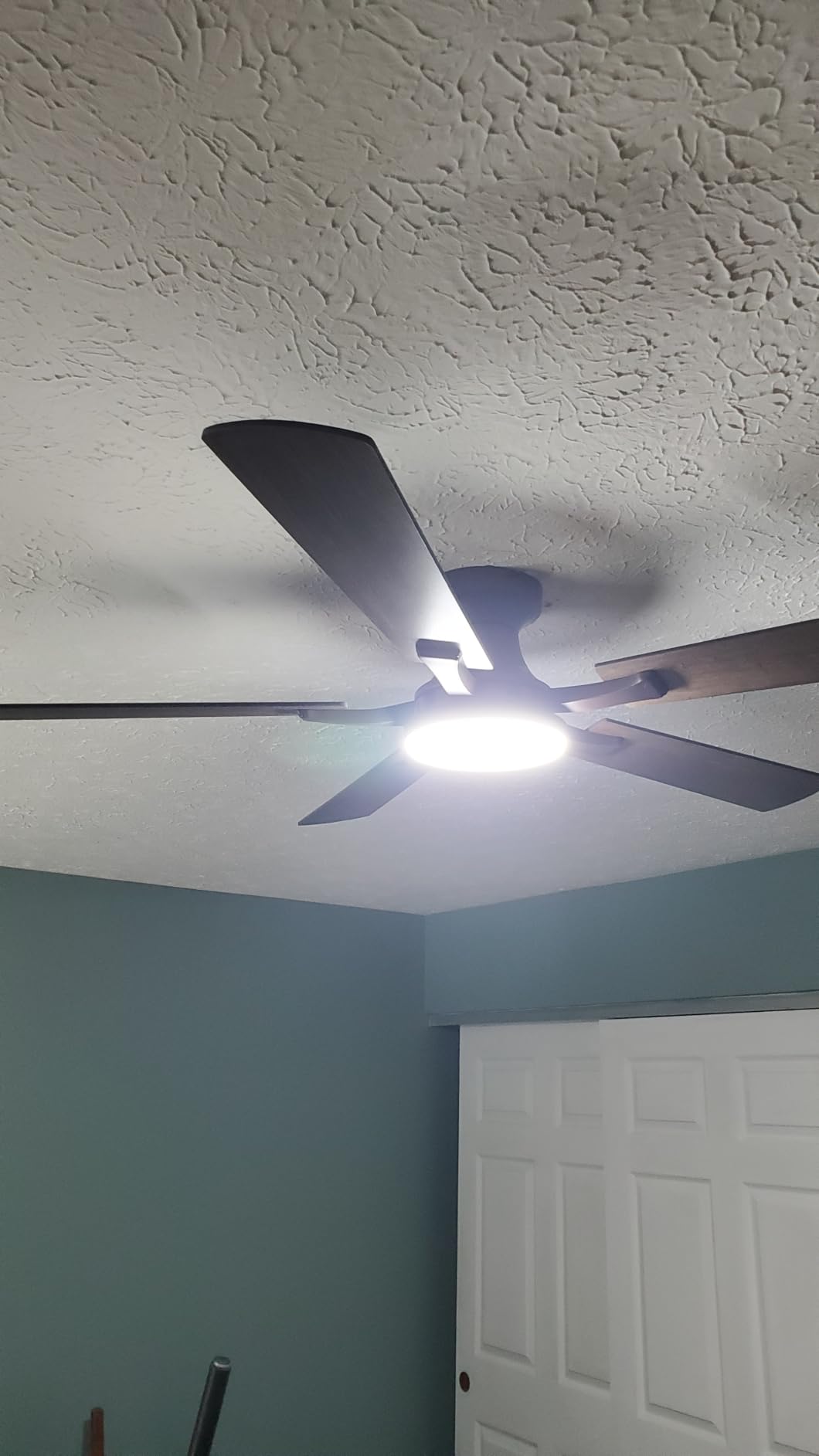 ZMISHIBO 52 Inch Ceiling Fans with Lights, Remote&App Control, Flush Mount customer photo 1