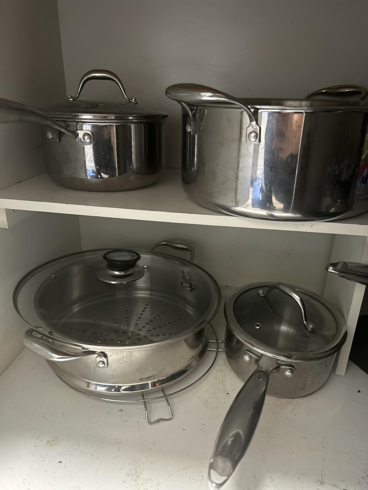 EWFEN 3 Ply Stainless Steel 11-Piece Cookware Set with Lids, Pots and Pans Kitchen Set, Non-Toxic, Induction, Oven, Dishwasher Safe, Professional Chef Quality customer photo 2