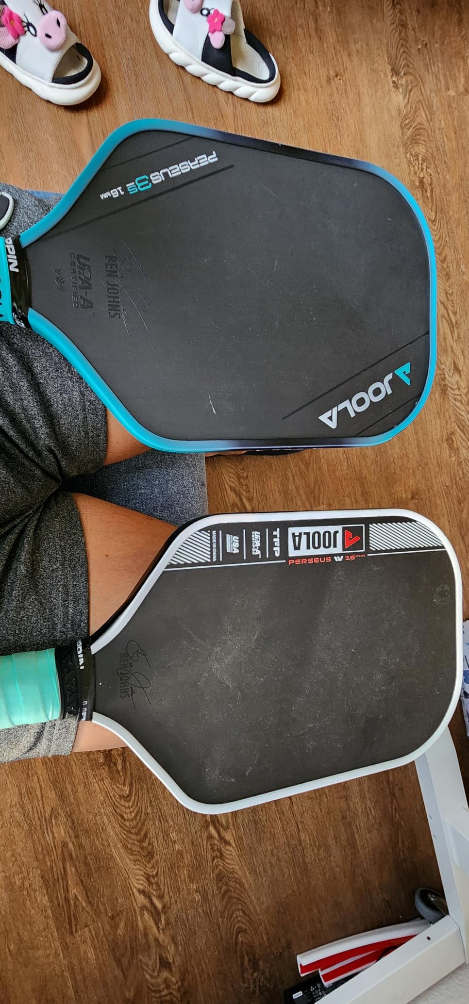 JOOLA Pro IV Pickleball Paddles – Raw Carbon Fiber Surface – Perseus, Hyperion, Scorpeus & Magnus Shapes – 14mm/16mm – Tech Flex Power – Propulsion Core – Wide or Elongated – UPA-A and USAP Approved customer photo 2