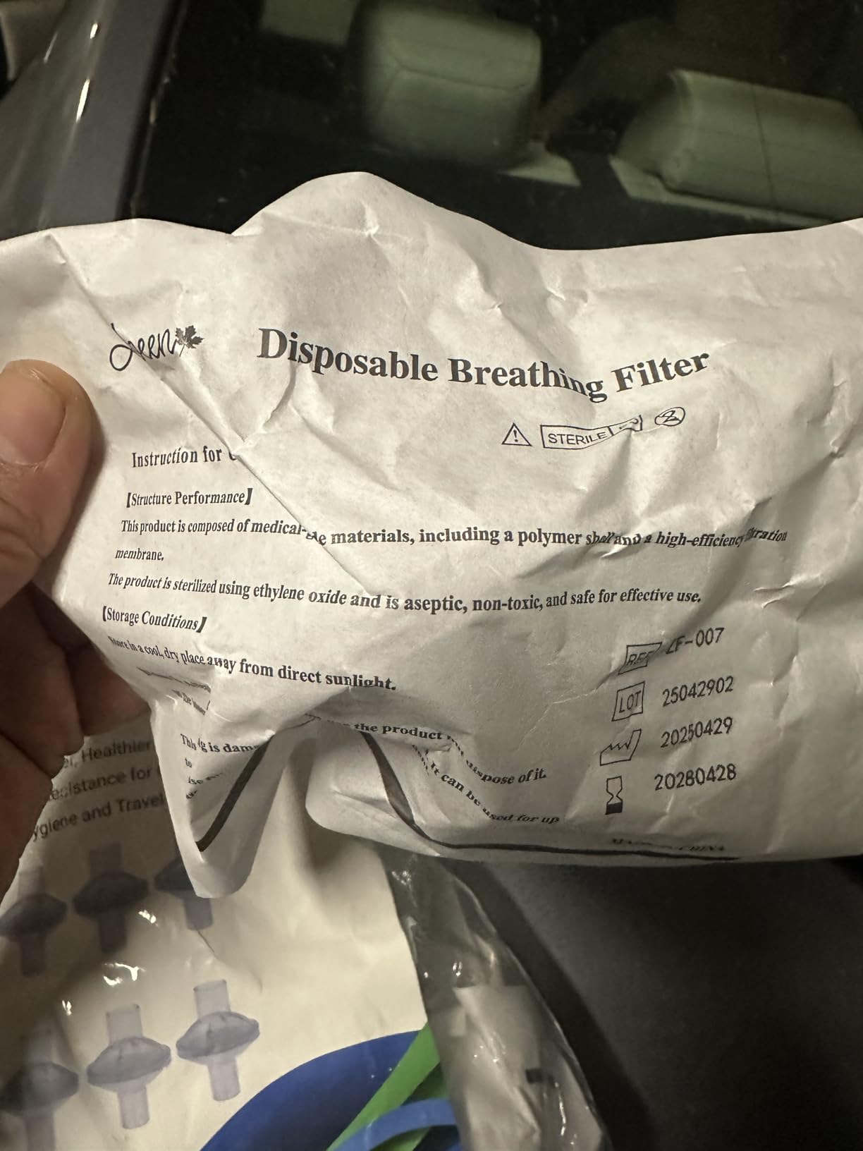 Aveen Inline 8-Pack CPAP Filters - Universal Fit for CPAP and BiPAP Machines and CPAP Hoses- Advanced Filtration for Cleaner Air, Easy to Install, Must-Have CPAP Filters. customer photo 1