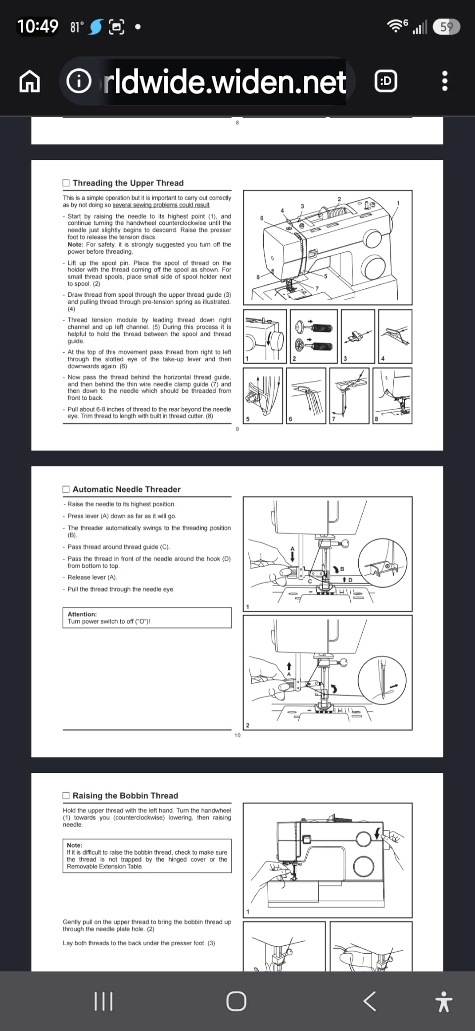 SINGER 4423 Heavy Duty Sewing Machine with Metal Frame, 23 Stitches, 1100 SPM customer photo 1