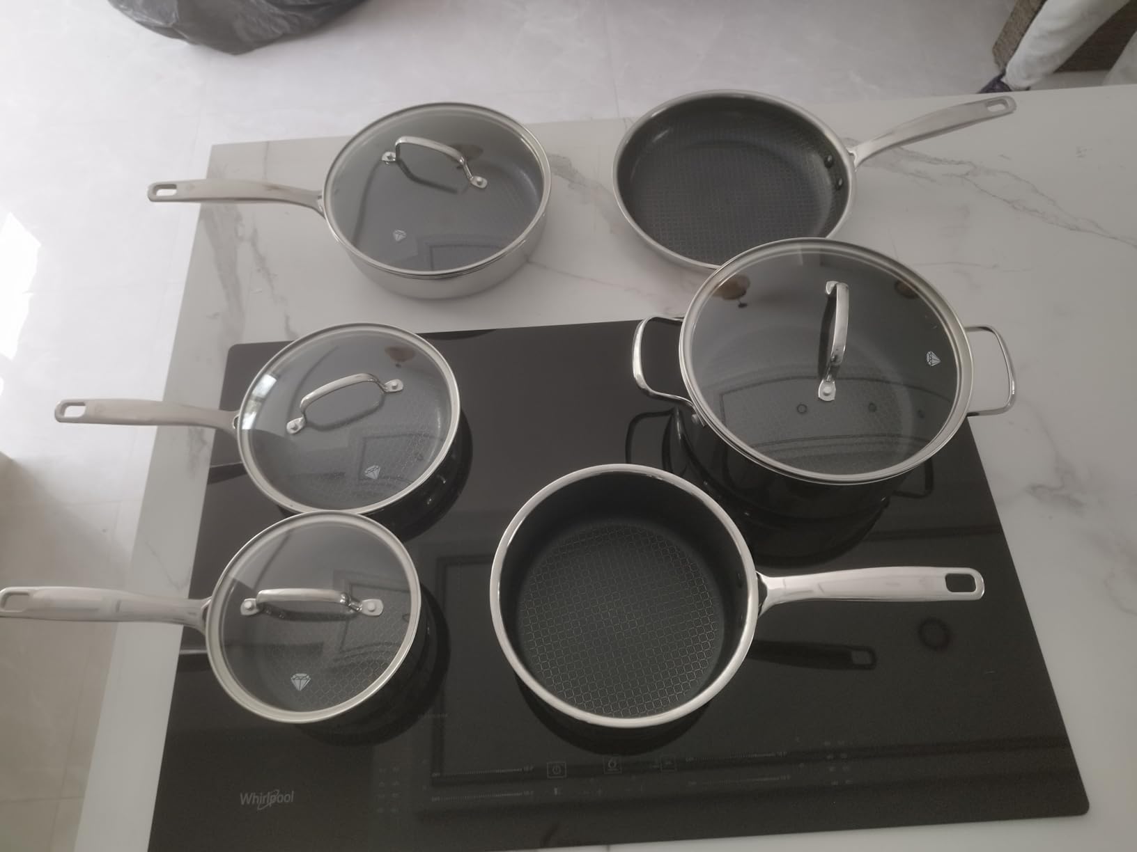 Blue Diamond Hybrid 12 Piece Stainless Steel Nonstick Cookware Set customer photo 1