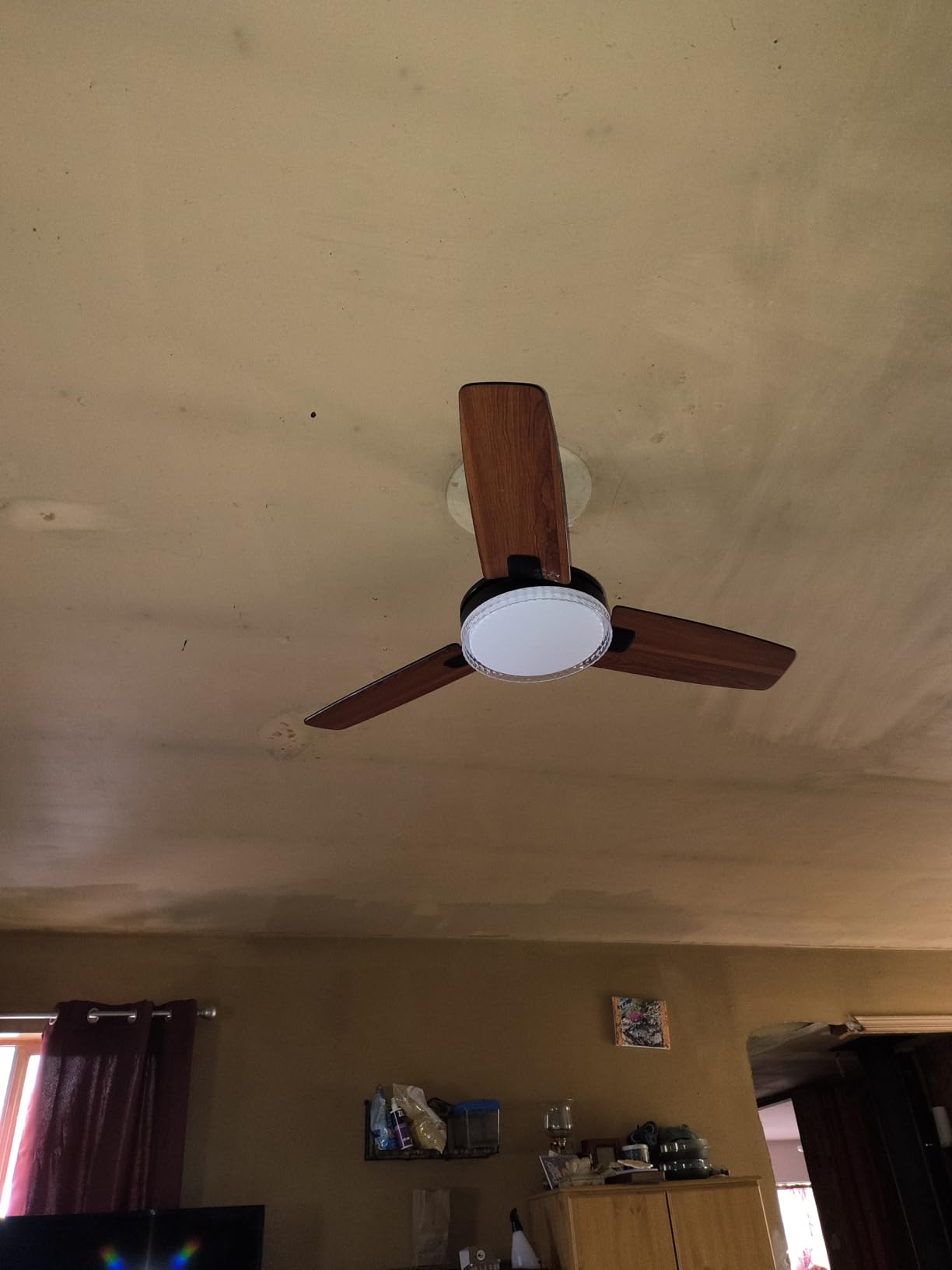 DREO Bedroom Ceiling Fan with Lights, Quiet DC Motor, 22db,Quick-Install, Powerful Airflow, 6 Speeds with Remote, Reversible, 6-Level Dimmable, 5CCT, Black,52