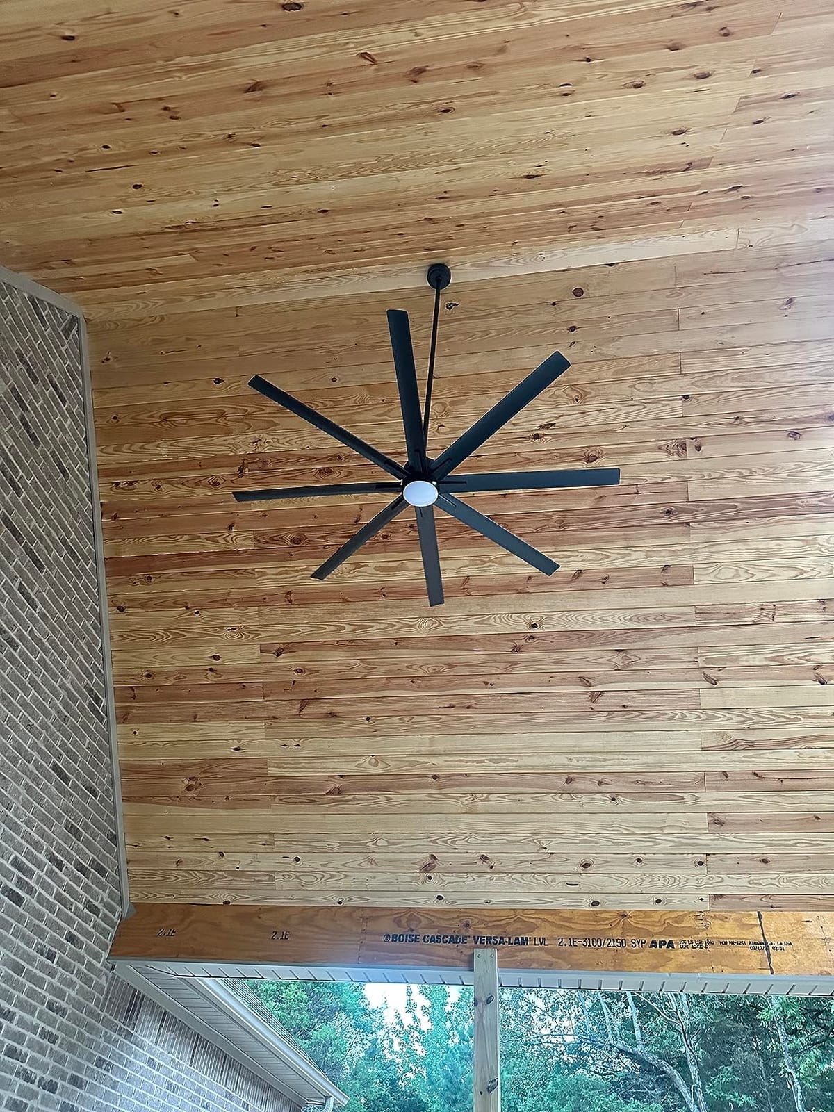 52 Inch Flush Mount Brushed Nickel Ceiling Fan with Light and Remote Control.Noiseless,Dimmable,3CCT,6 Speeds Reversible, Low Profile DC Ceiling Fans for Indoor or Covered Outdoor Use,ETL Listed customer photo 1