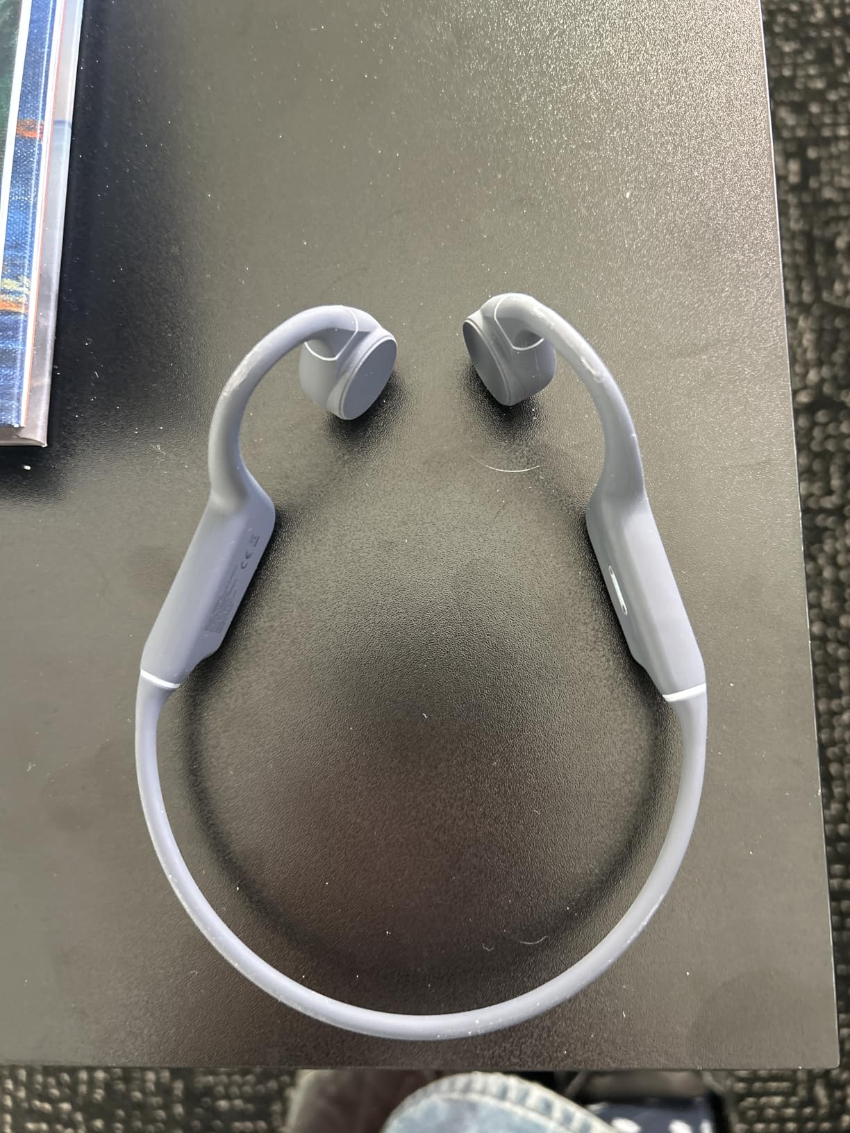 Raycon Bone Conduction Headphones - Open Ear Running Headphones & Bluetooth Earbuds, Sweat & Water-Resistant with Mic (Gray) customer photo 2