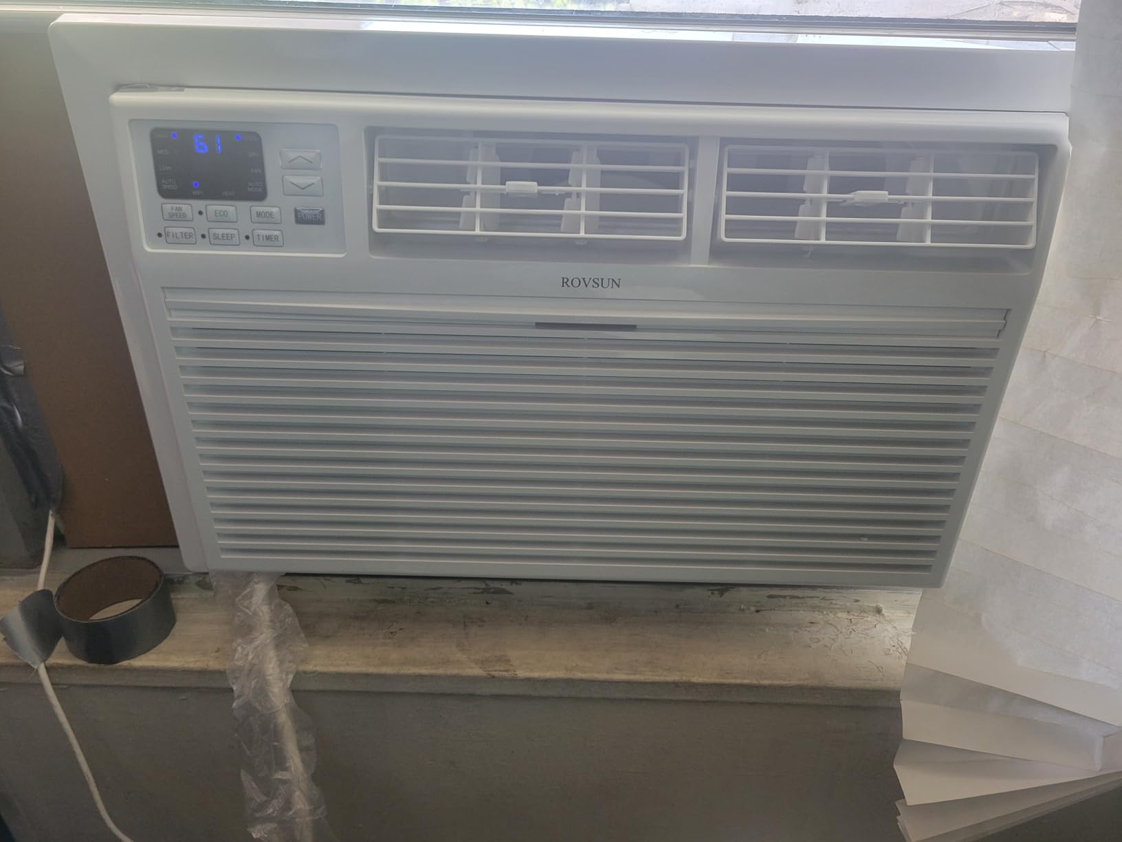 ROVSUN Smart 8000 BTU Through the Wall Air Conditioner with Heat, Wall AC Unit & Heater Combo with Remote, APP & Voice Control & Timer Function, Compatible with Alexa/Google Assistant, 115V/60Hz customer photo 2