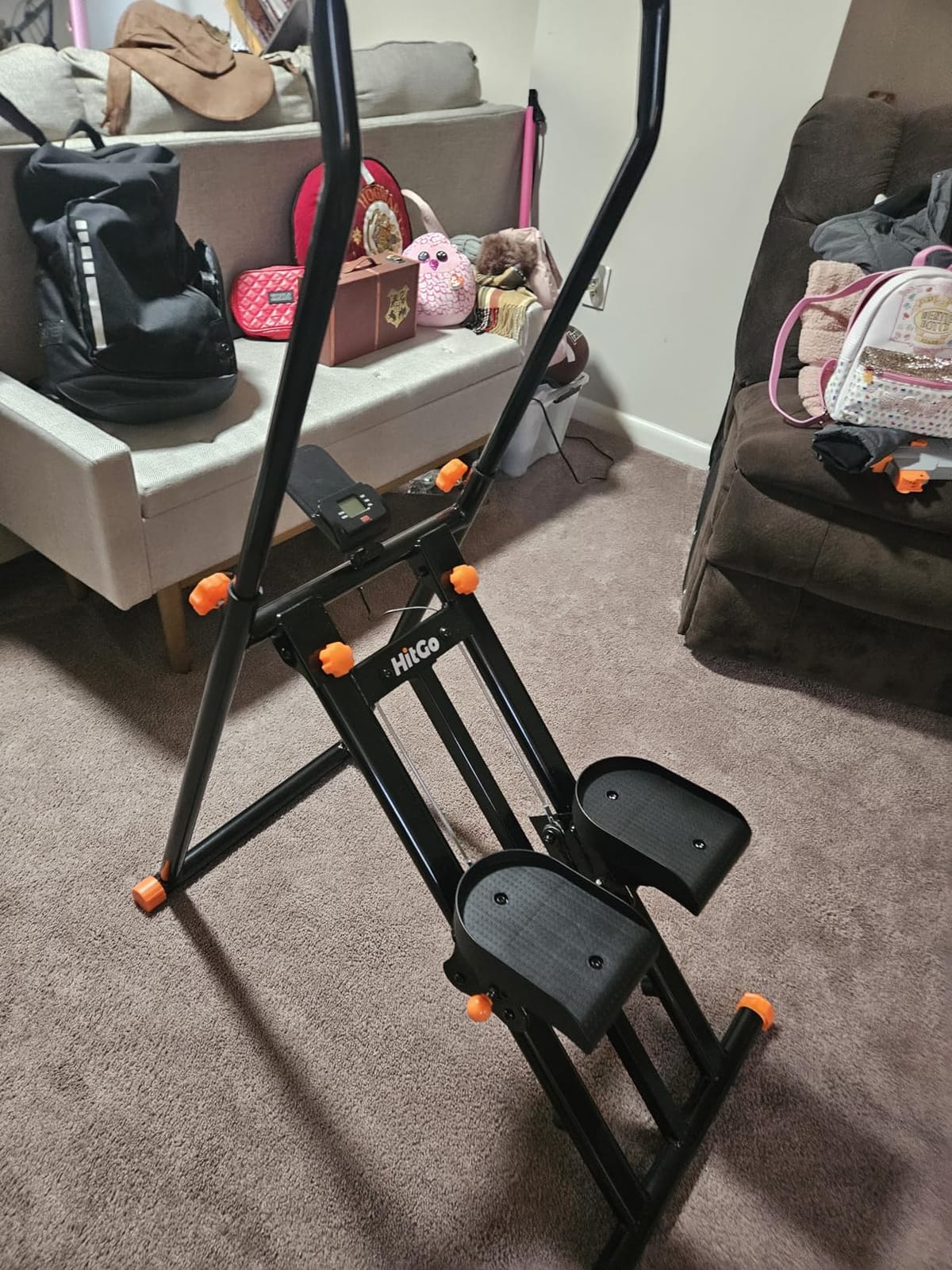 Hitgo Vertical Stair Stepper Climber for Home, Stair Master Cardio Machine customer photo 1