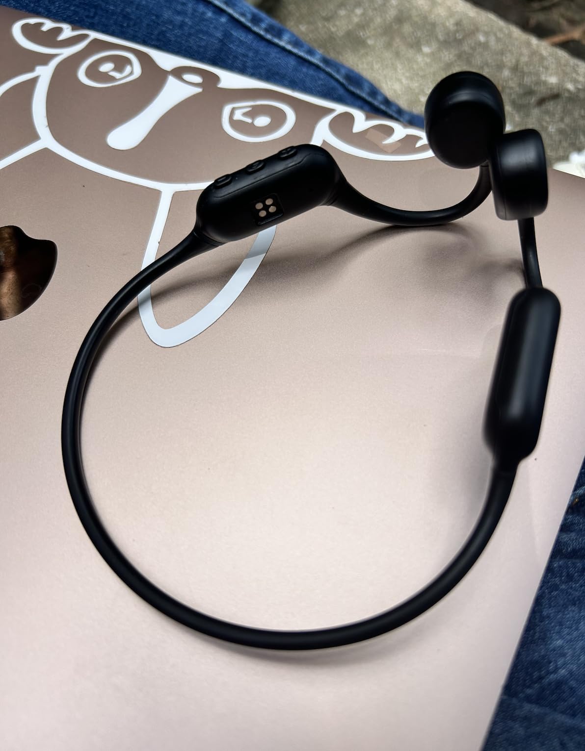 PSIER Bone Conduction Headphones, IPX8 Waterproof MP3 Mode for Underwater customer photo 1