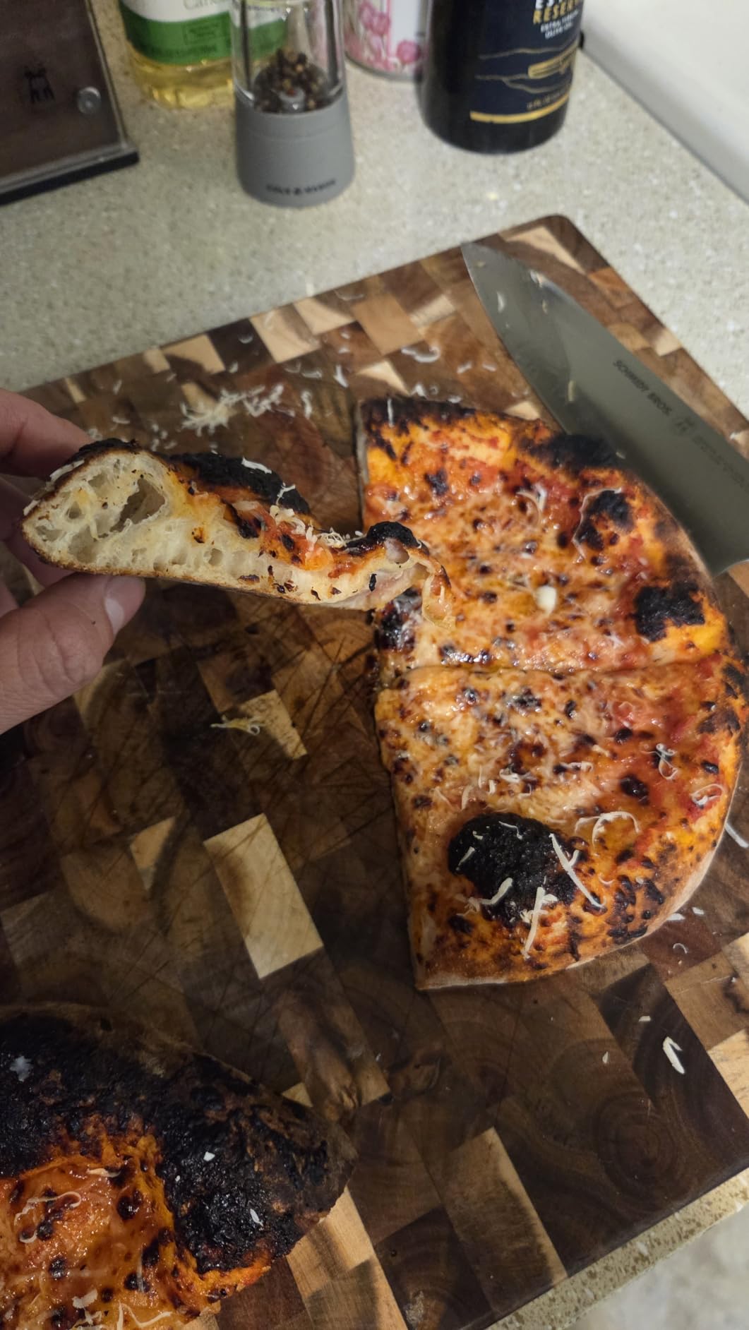 Ninja Artisan Pizza Oven, 12-in Pizza in 3-Min, 700F, 5-in-1, Gray, MO201 customer photo 1