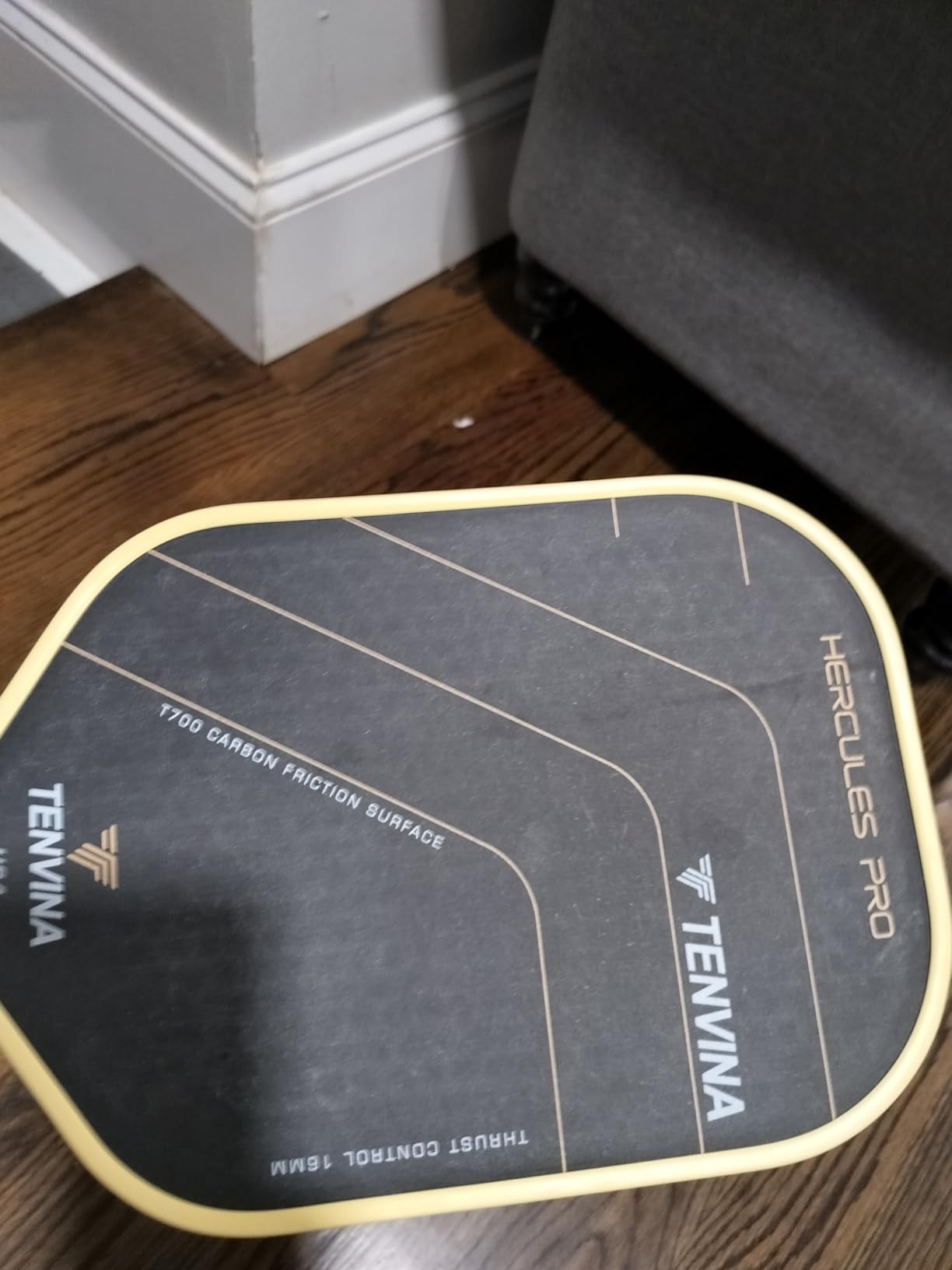 TENVINA Pickleball Paddles, Thermoformed T700SC Carbon Fiber Pickleball Paddle, Pickle Ball Paddle USAPA Approved, Dominant Power and Larger Sweet Spot customer photo 1