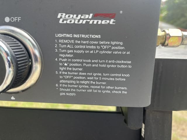 Royal Gourmet PD4001 4 Burner Propane Gas Griddle, Removable Standing Cart customer photo 1