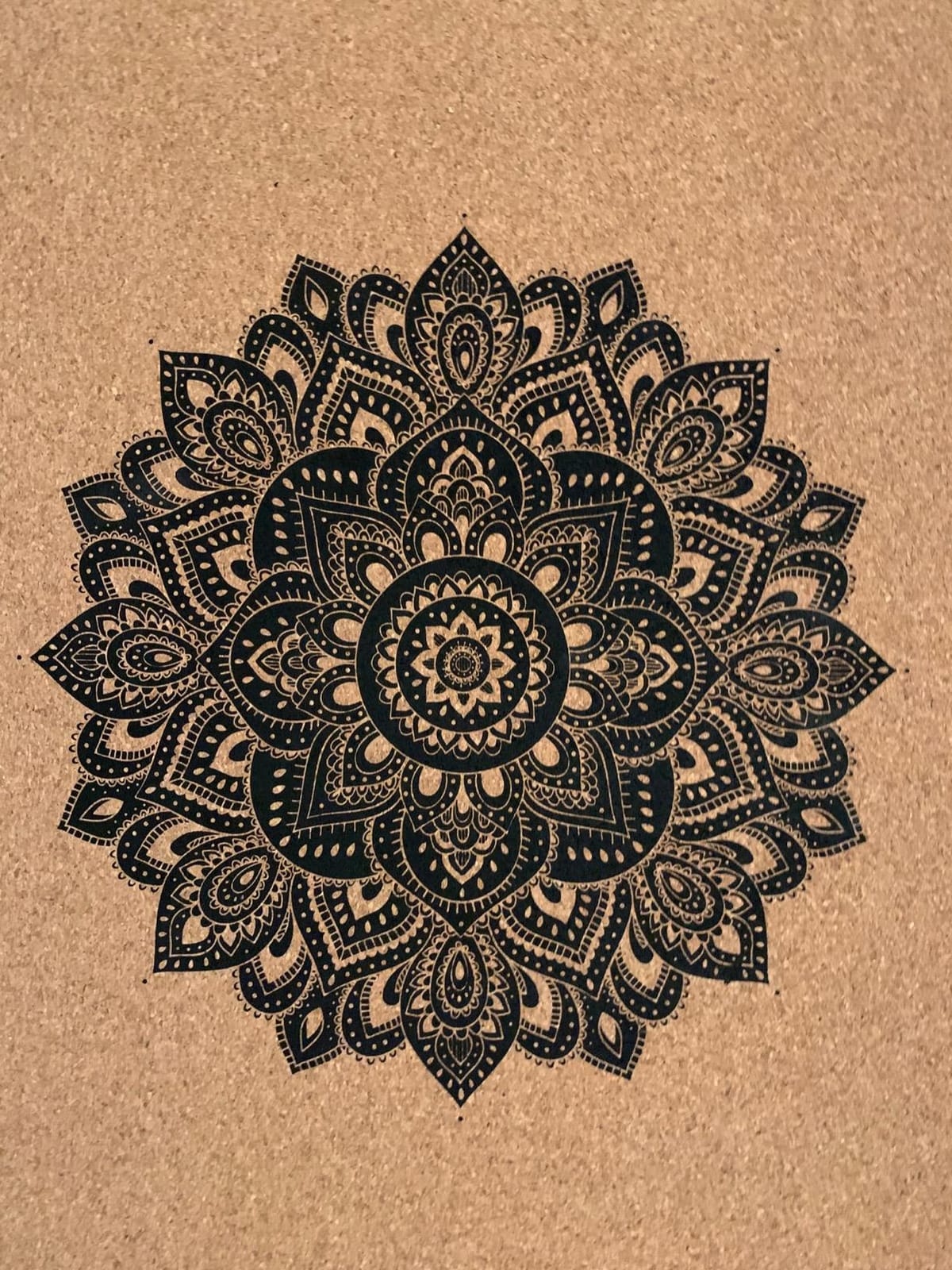 YOGA DESIGN LAB | The Cork Yoga Mat | Eco Luxury | Ideal for Hot Yoga, Power, Bikram, Ashtanga, Sweaty Workouts | Studio Quality | Includes Carrying Strap! customer photo 1