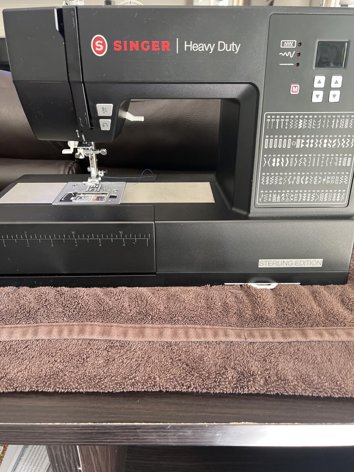 SINGER Heavy Duty 6600C Sterling Computerized Sewing Machine + Accessory | 100 Built-In Stitches Deliver 215 Stitch Applications, 60% More Power, 1100 Stitches/Min, Metal Frame, 6 One-Step Buttonhole customer photo 2