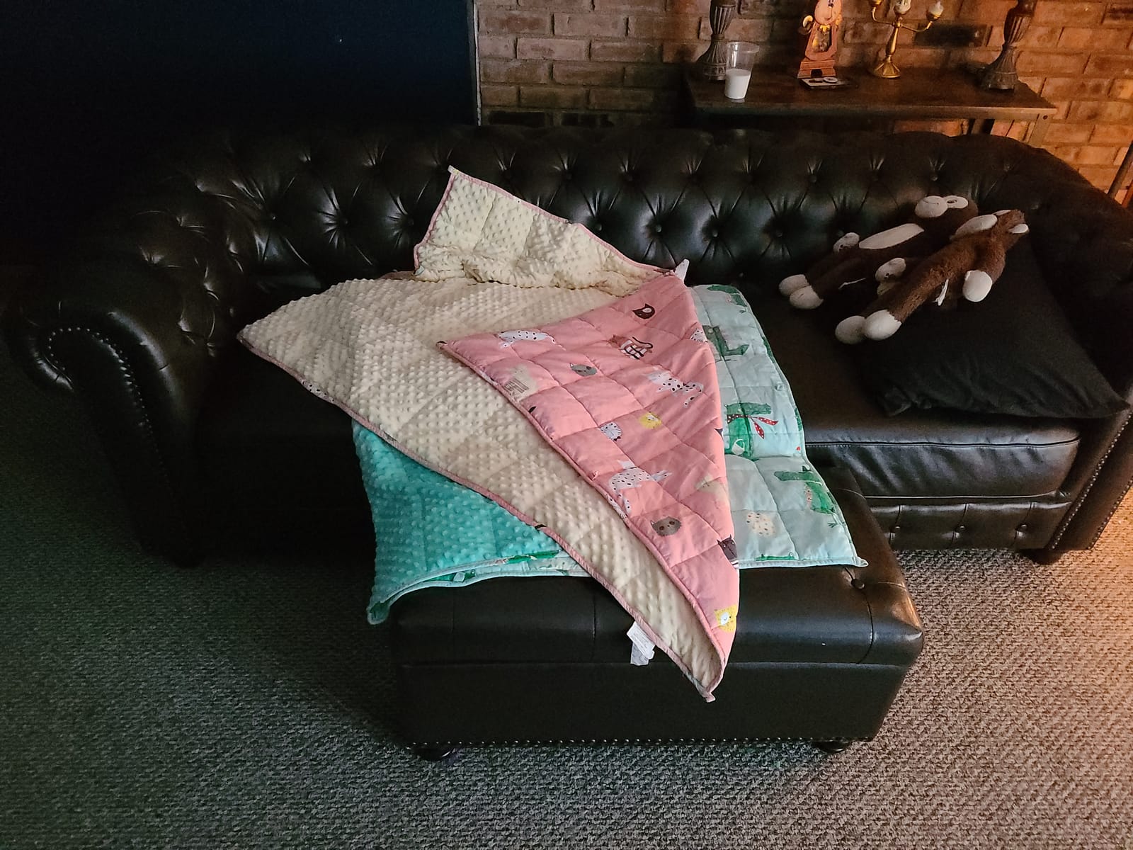 Sivio Weighted Blanket for Sleep, 5lbs, 36 x 48 inches, Blue Dinosaur customer photo 1