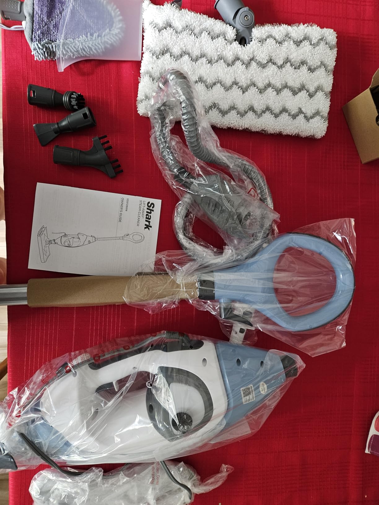 Shark Lift-Away Steam Mop with Detachable Handheld Steam, Blue, S3972BRN customer photo 2